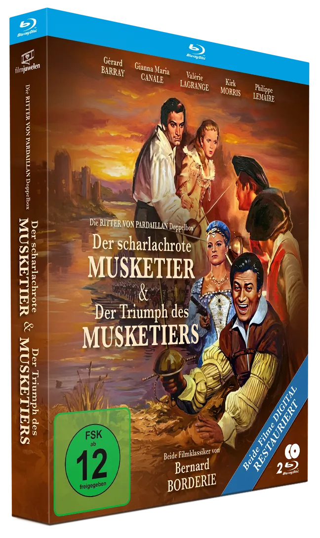 Produktansicht 1 von Die Ritter von Pardaillan: Der scharlachrote Musketier / Triumph des Musketiers – Blu-ray