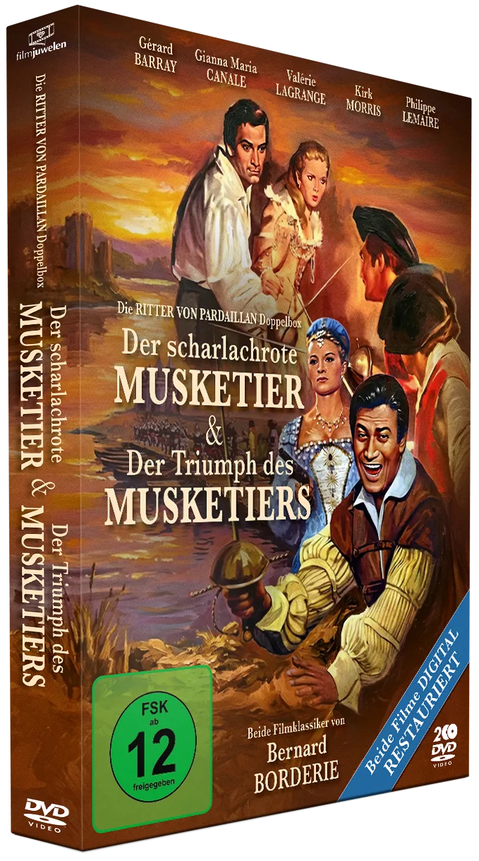 Produktansicht 1 von Die Ritter von Pardaillan: Der scharlachrote Musketier / Triumph des Musketiers – DVD