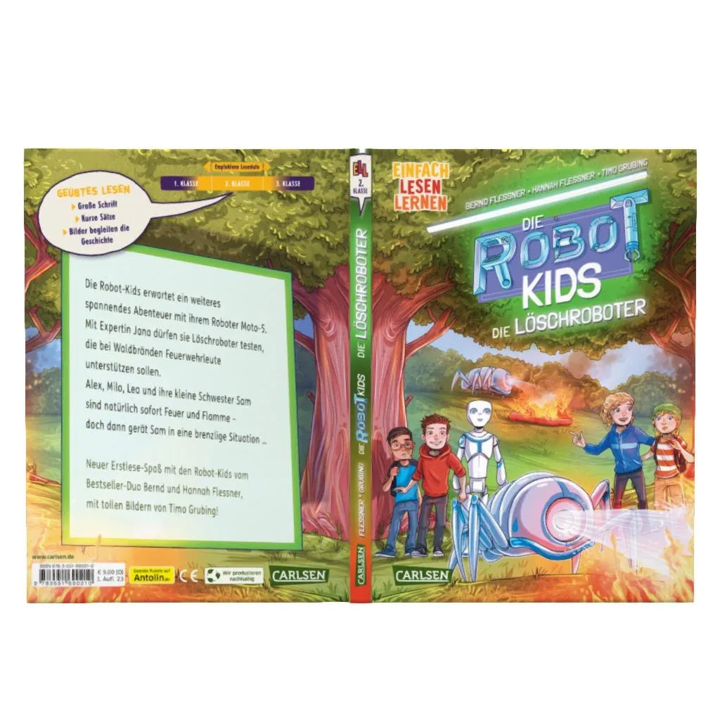 Produktansicht: Die Robot-Kids: Die Löschroboter (Gebundene Ausgabe)
