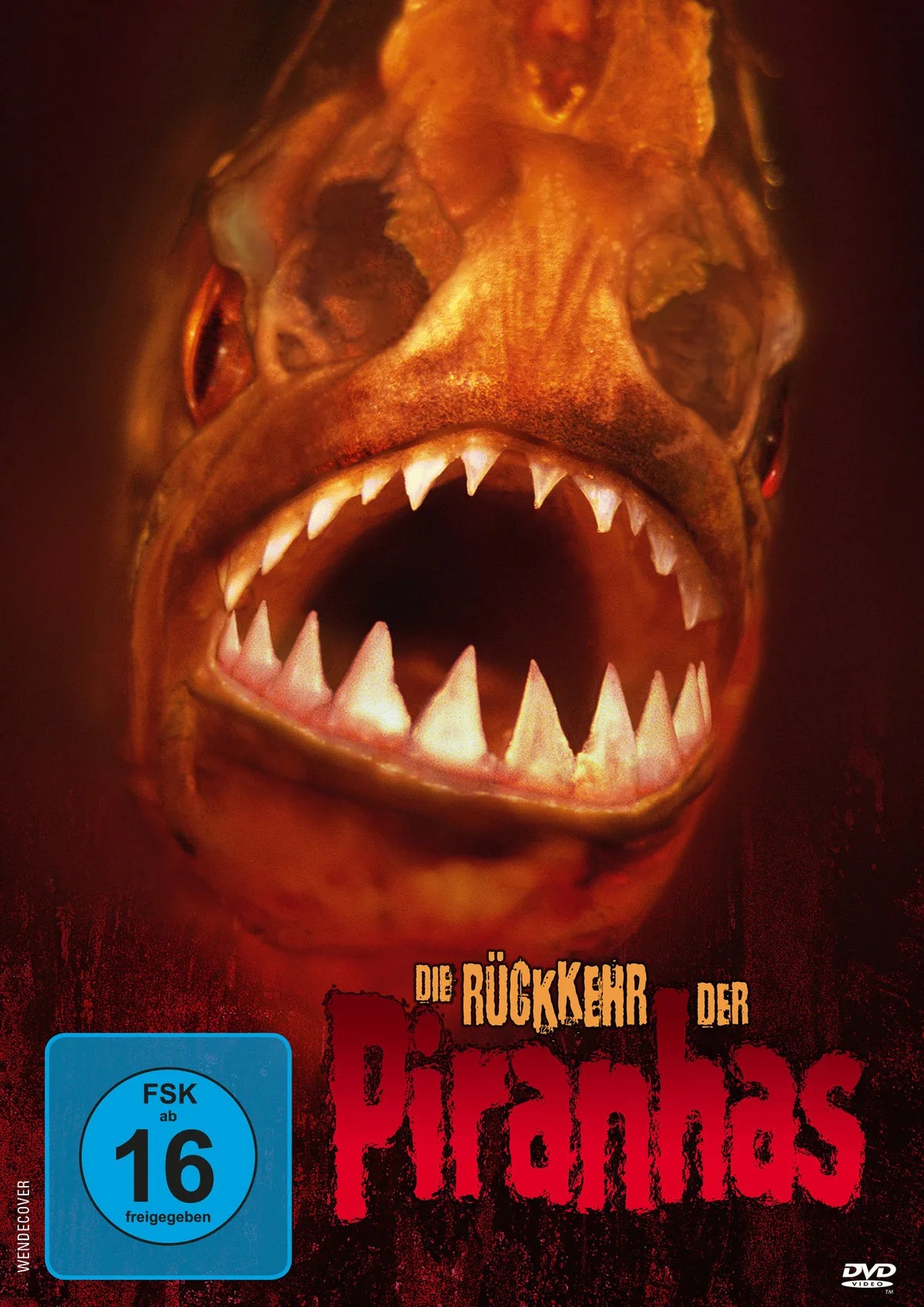 DVD-Cover: Die Rückkehr der Piranhas. Regie: Scott Levy