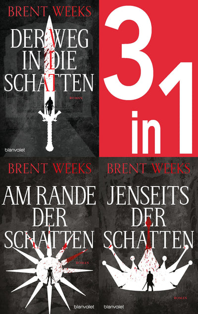 Die Schatten-Trilogie Band 1-3: Der Weg in die Schatten / Am Rande der Schatten / Jenseits der Schatten