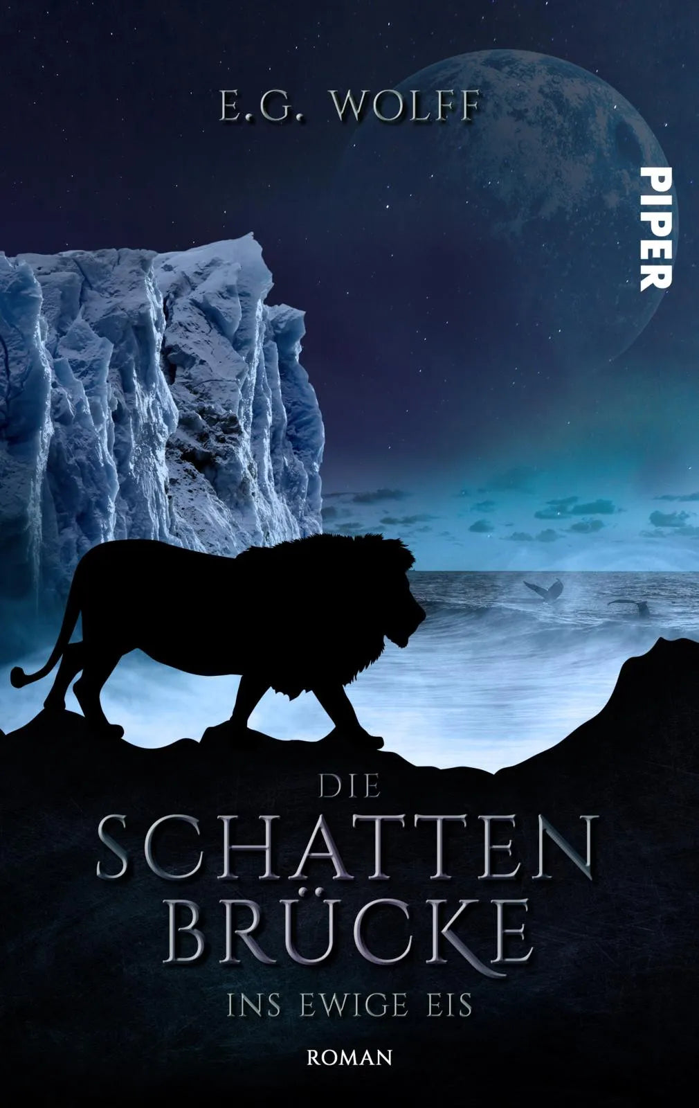Buchcover von 'Die Schattenbrücke – Ins ewige Eis' - Taschenbuch von E. G. Wolff