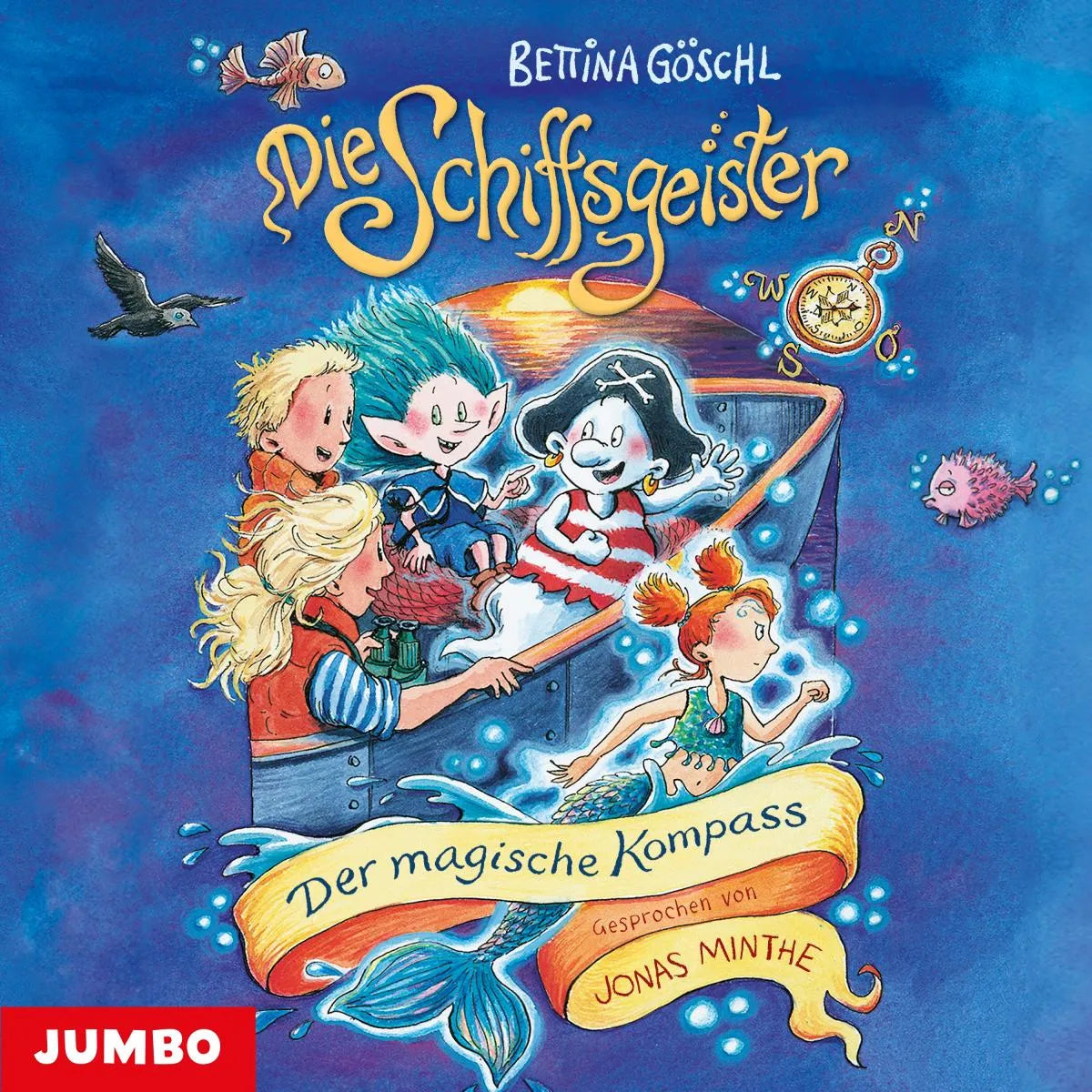 Cover: Die Schiffsgeister. Der magische Kompass (Hörbuch Download) von Bettina Göschl