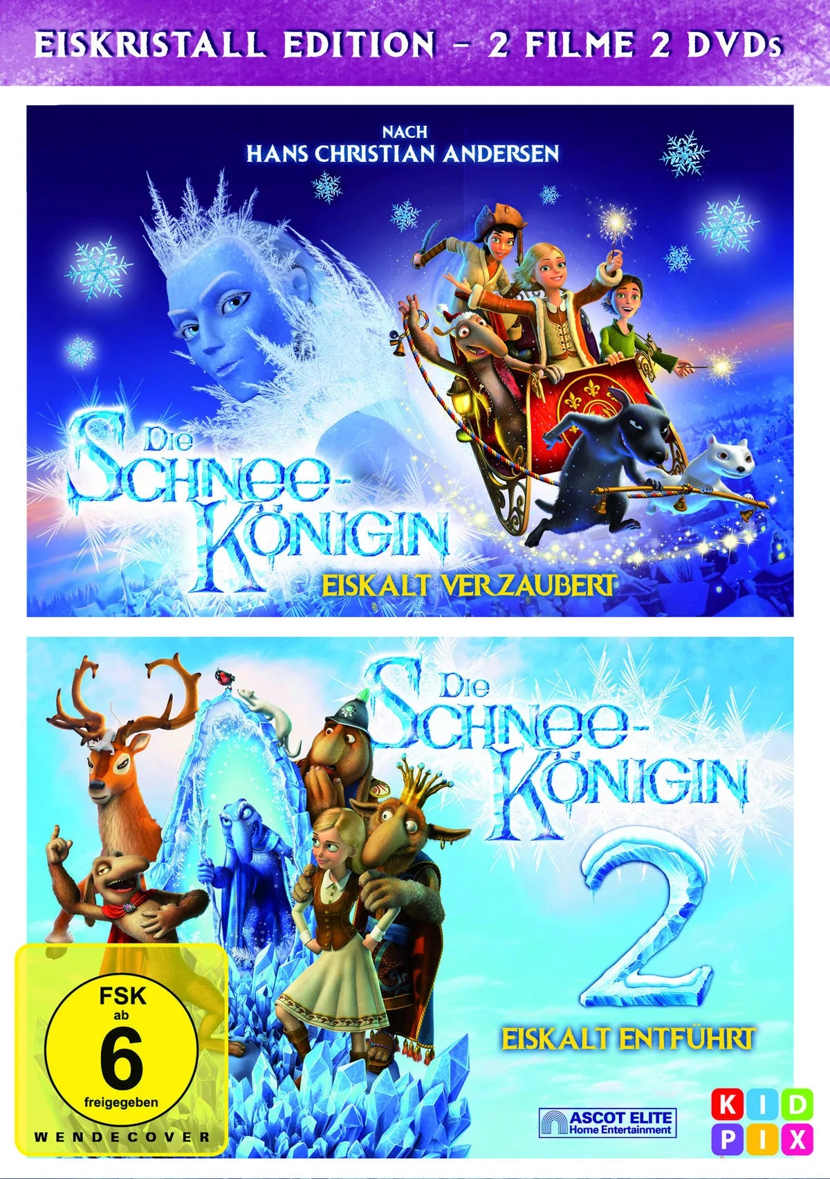 Die Schneekönigin 1+2 - DVD