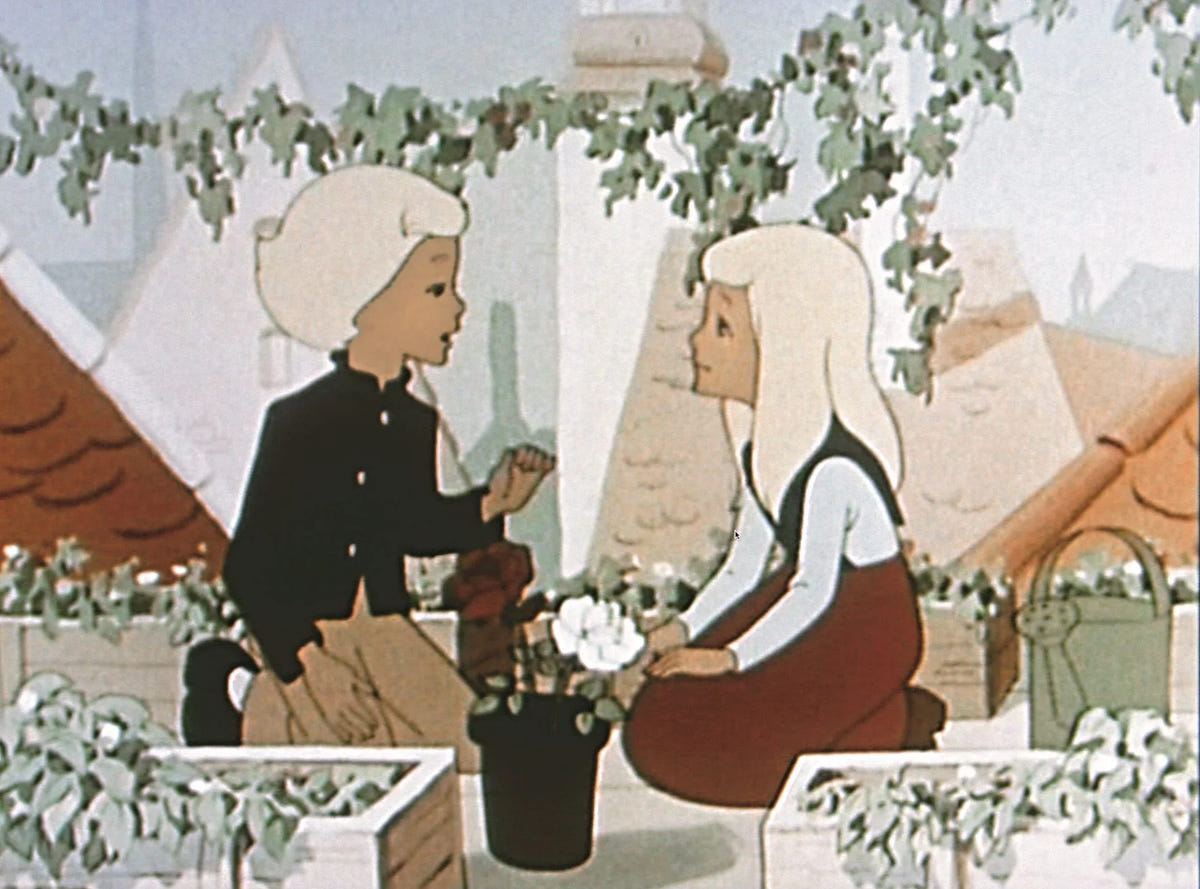 Filmszene 3 aus Die Schneekönigin (1957) (Filmjuwelen / DEFA-Märchen) – Blu-ray