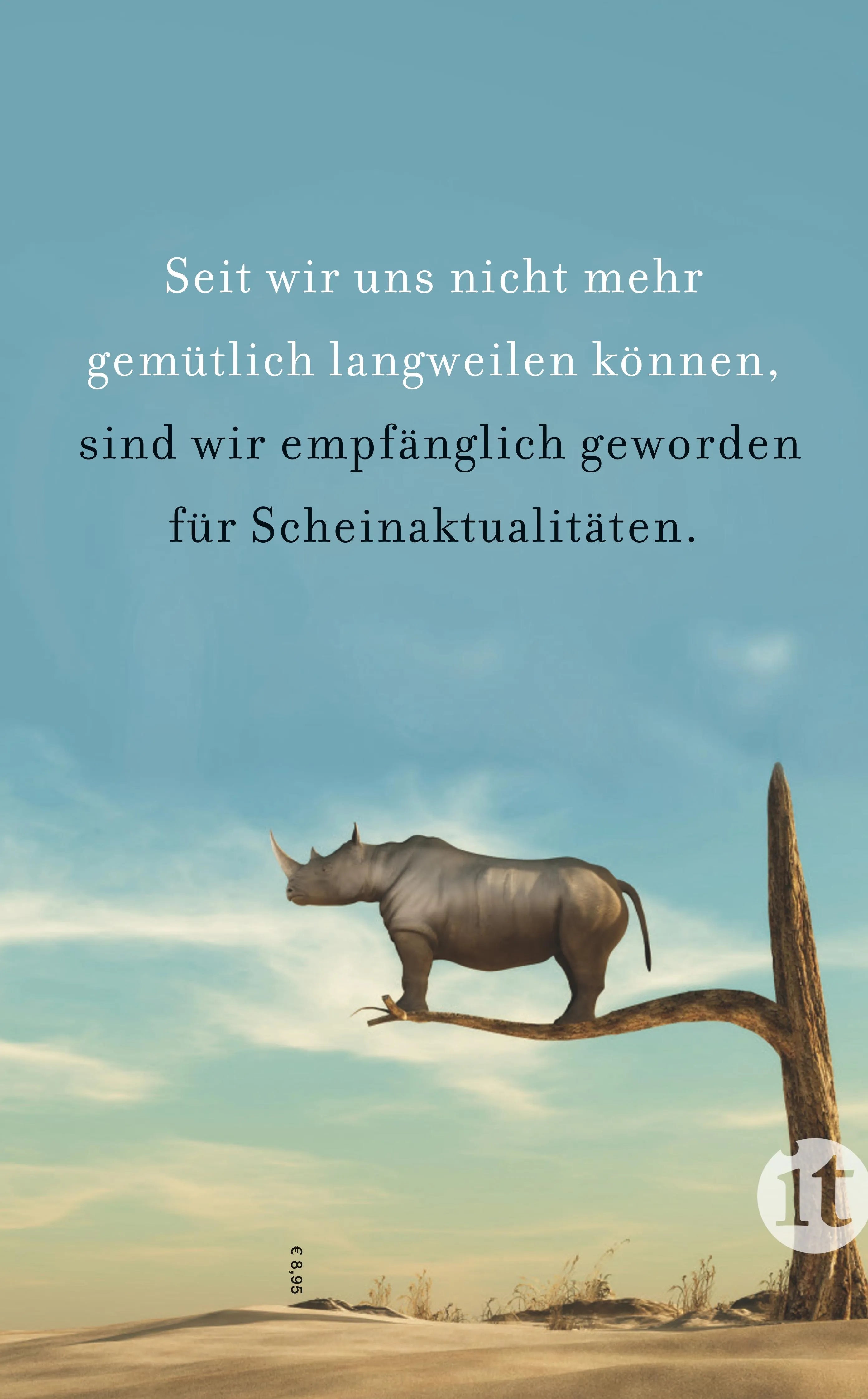 Buchrückseite von 'Die schöne Schwester Langeweile' mit Klappentext - Taschenbuch