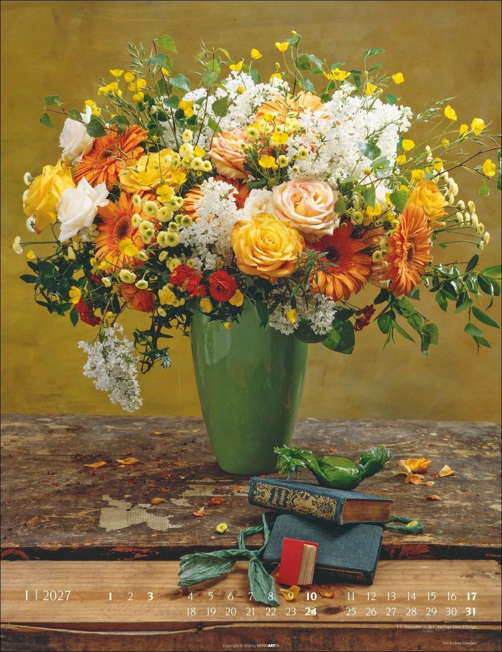 Die schönsten Blumensträuße Kalender 2027 – Ansicht