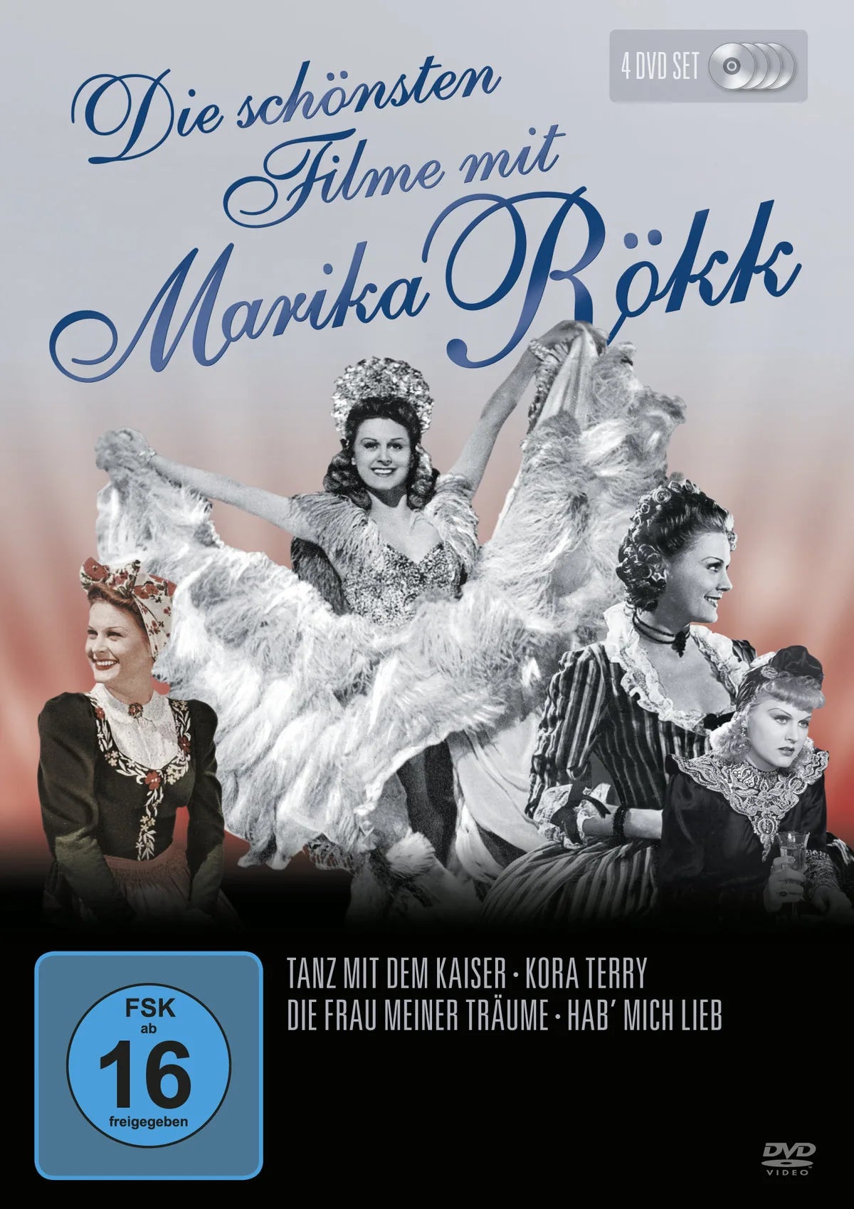 Die schönsten Filme mit Marika Rökk  [4 DVDs] - DVD