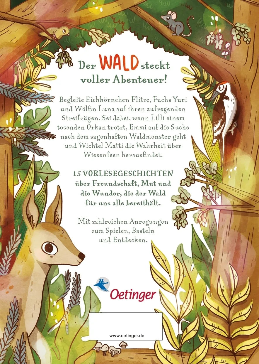 Rückseite: Die schönsten Geschichten aus dem Wald (Hardcover)