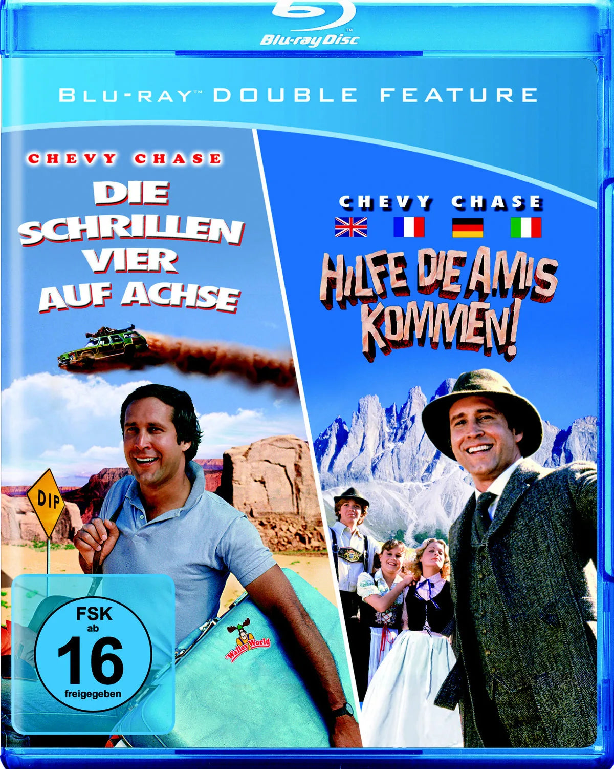 Die schrillen Vier.../Hilfe,die Amis...  [2 BRs] - Blu-ray Disc