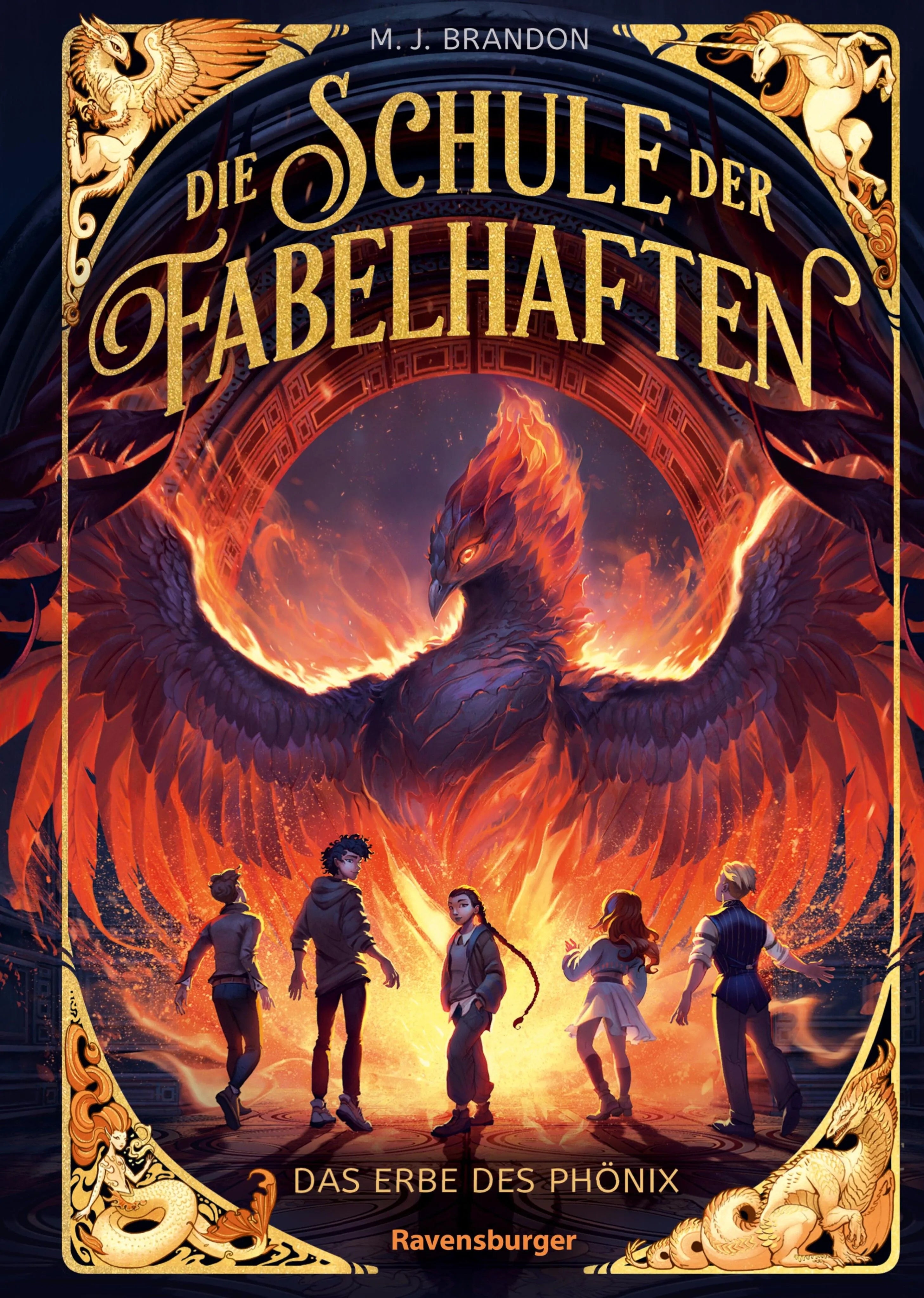 Cover: Die Schule der Fabelhaften, Band 1 - Das Erbe des Phönix (E-Book) von M. J. Brandon