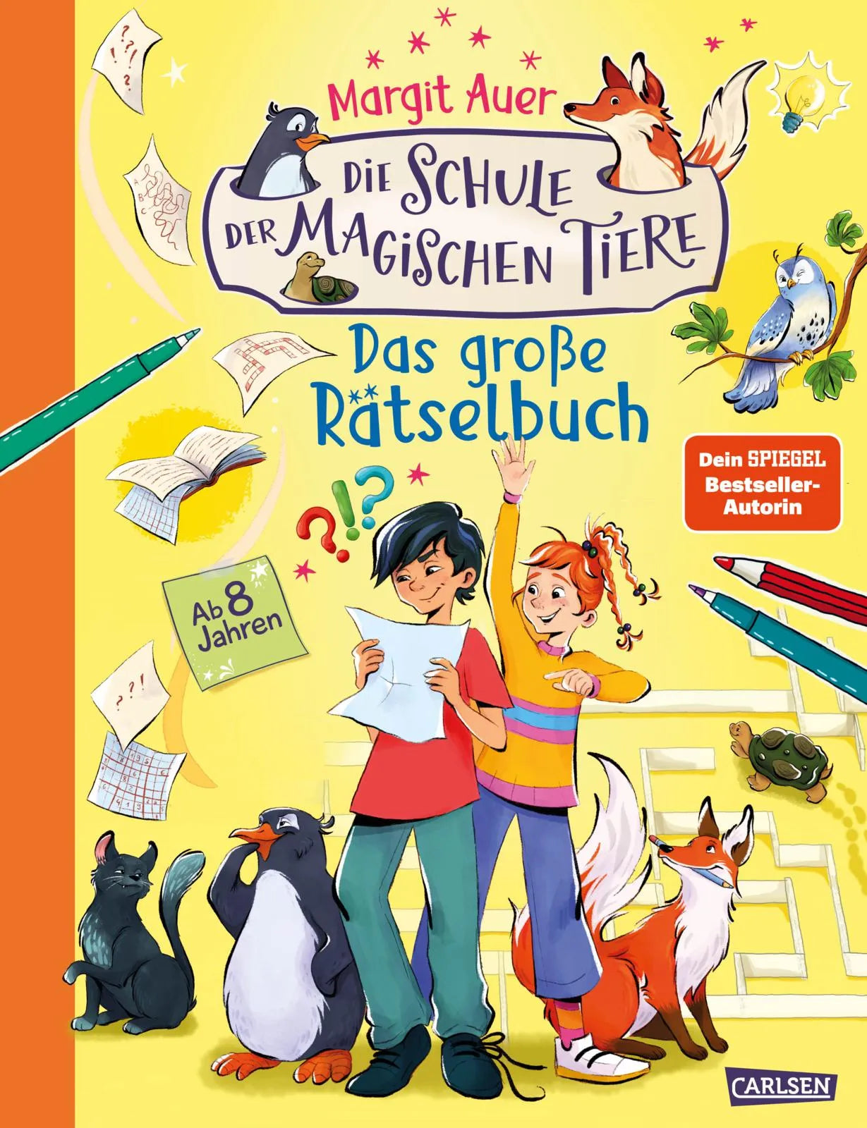 Cover: Die Schule der magischen Tiere Beschäftigung: Das große Rätselbuch (Taschenbuch) von Margit Auer