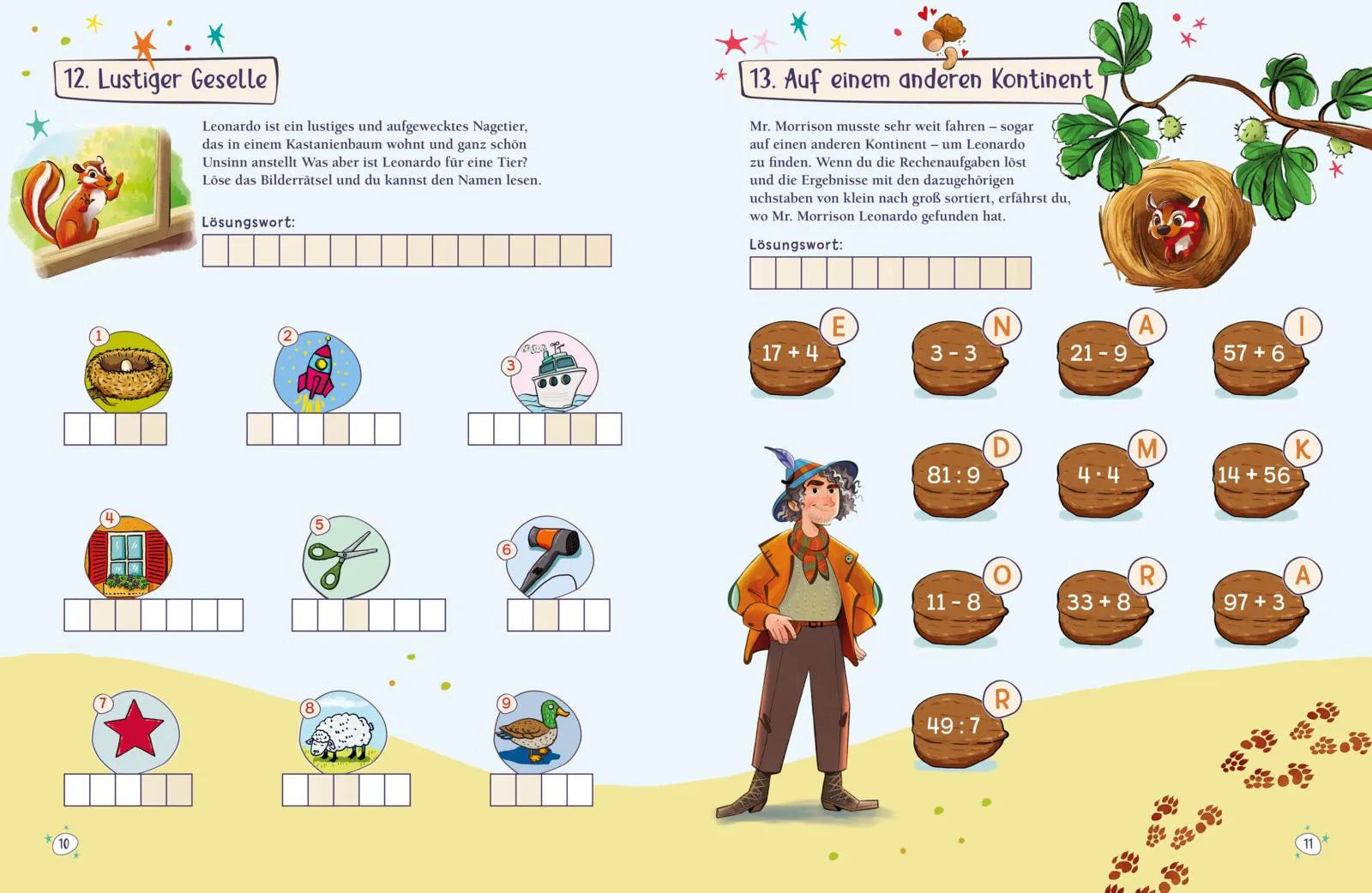 Detailansicht: Die Schule der magischen Tiere Beschäftigung: Das große Rätselbuch (Taschenbuch)
