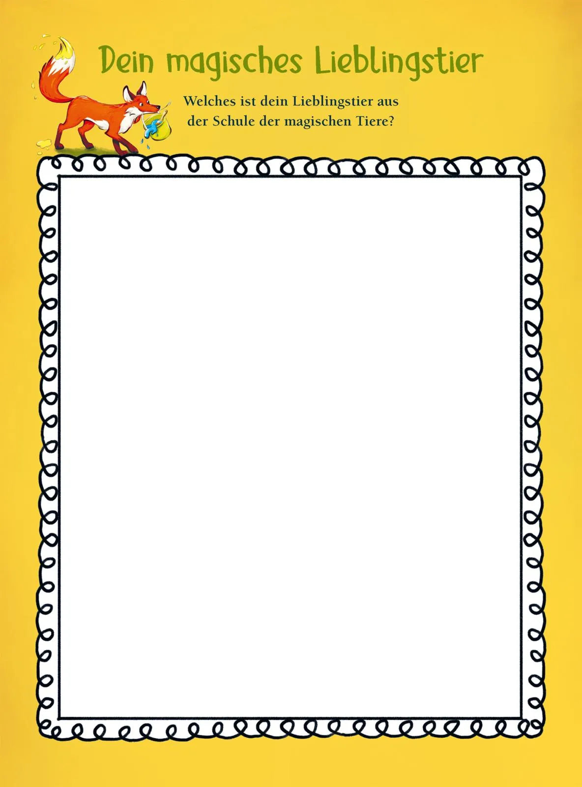 Produktansicht: Die Schule der magischen Tiere Beschäftigung: Kreativer Malblock (Taschenbuch)