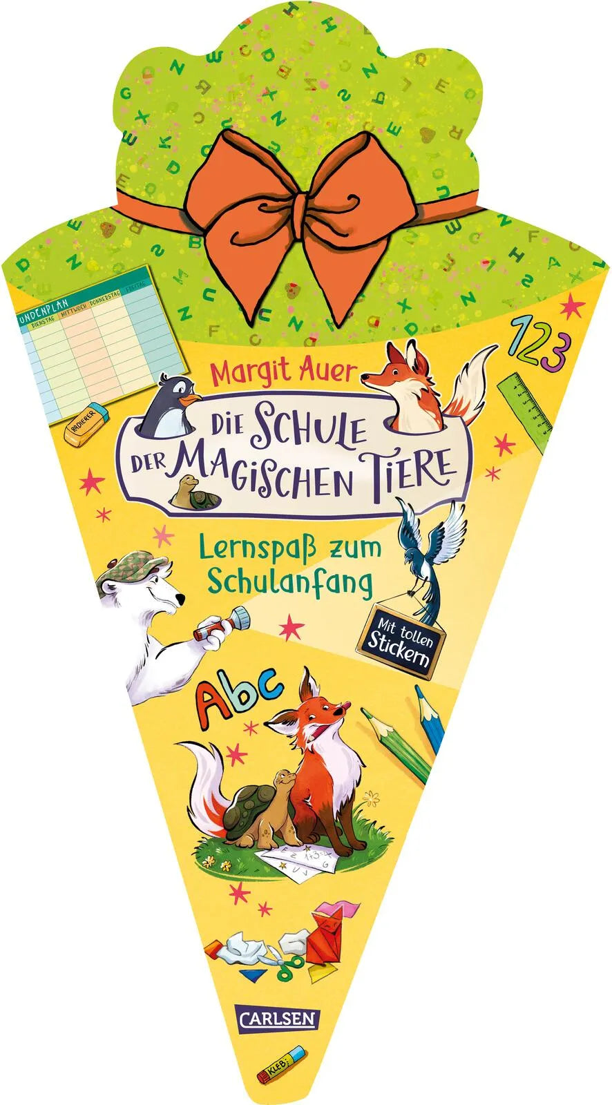 Buchcover von 'Die Schule der magischen Tiere Beschäftigung: Lernspaß zum Schulanfang' - Taschenbuch von Margit Auer