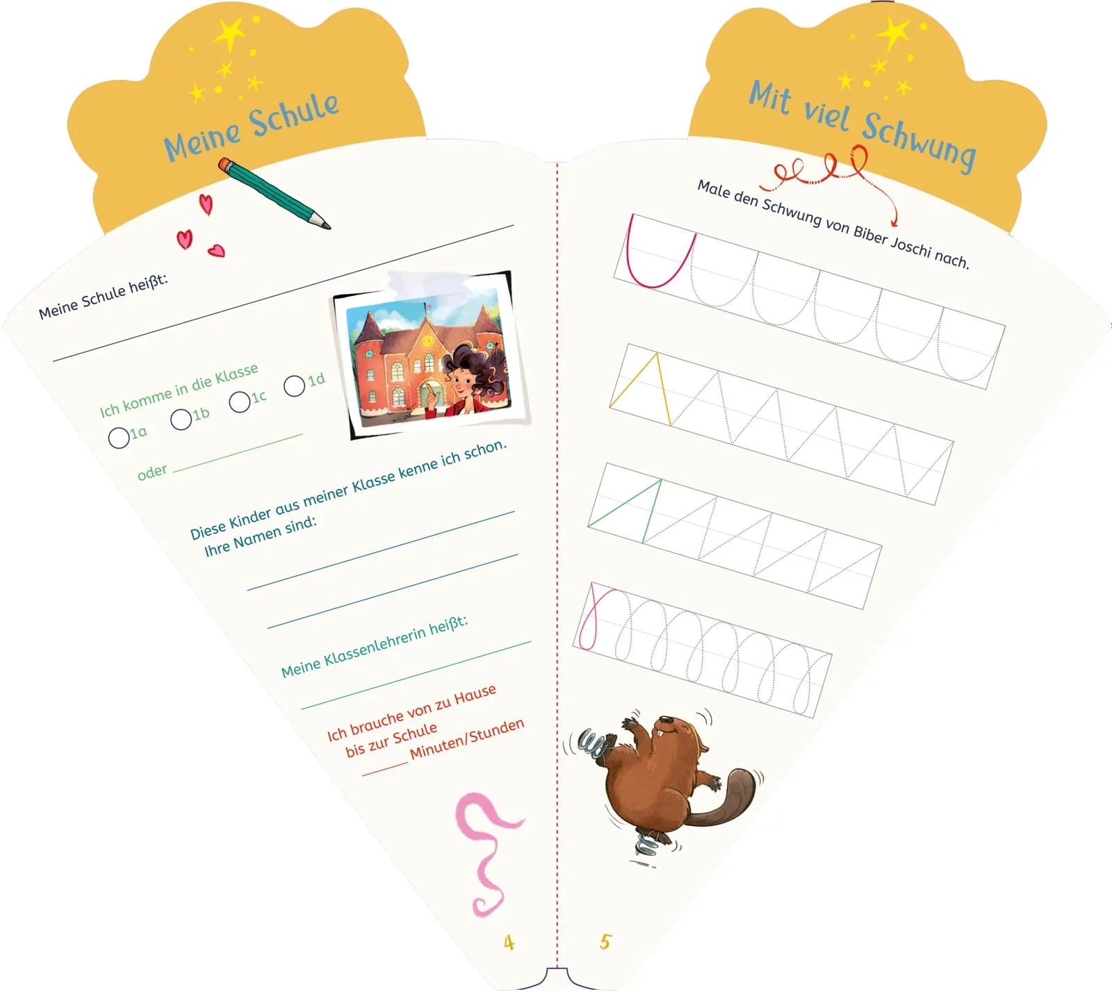 Produktansicht: Die Schule der magischen Tiere Beschäftigung: Lernspaß zum Schulanfang (Taschenbuch)