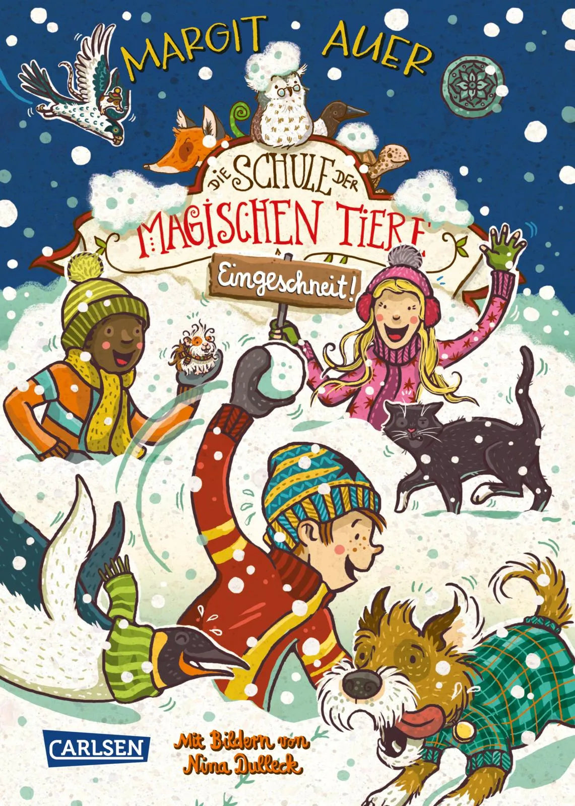 Buchcover von 'Die Schule der magischen Tiere: Eingeschneit! Ein Winterabenteuer' - Gebundene Ausgabe von Margit Auer