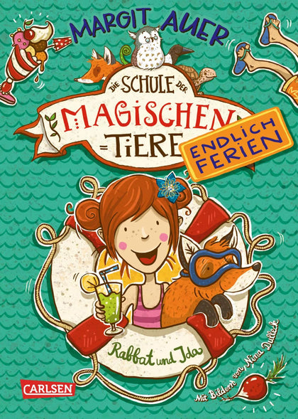 Cover: Die Schule der magischen Tiere. Endlich Ferien 1: Rabbat und Ida (Hardcover) von Margit Auer
