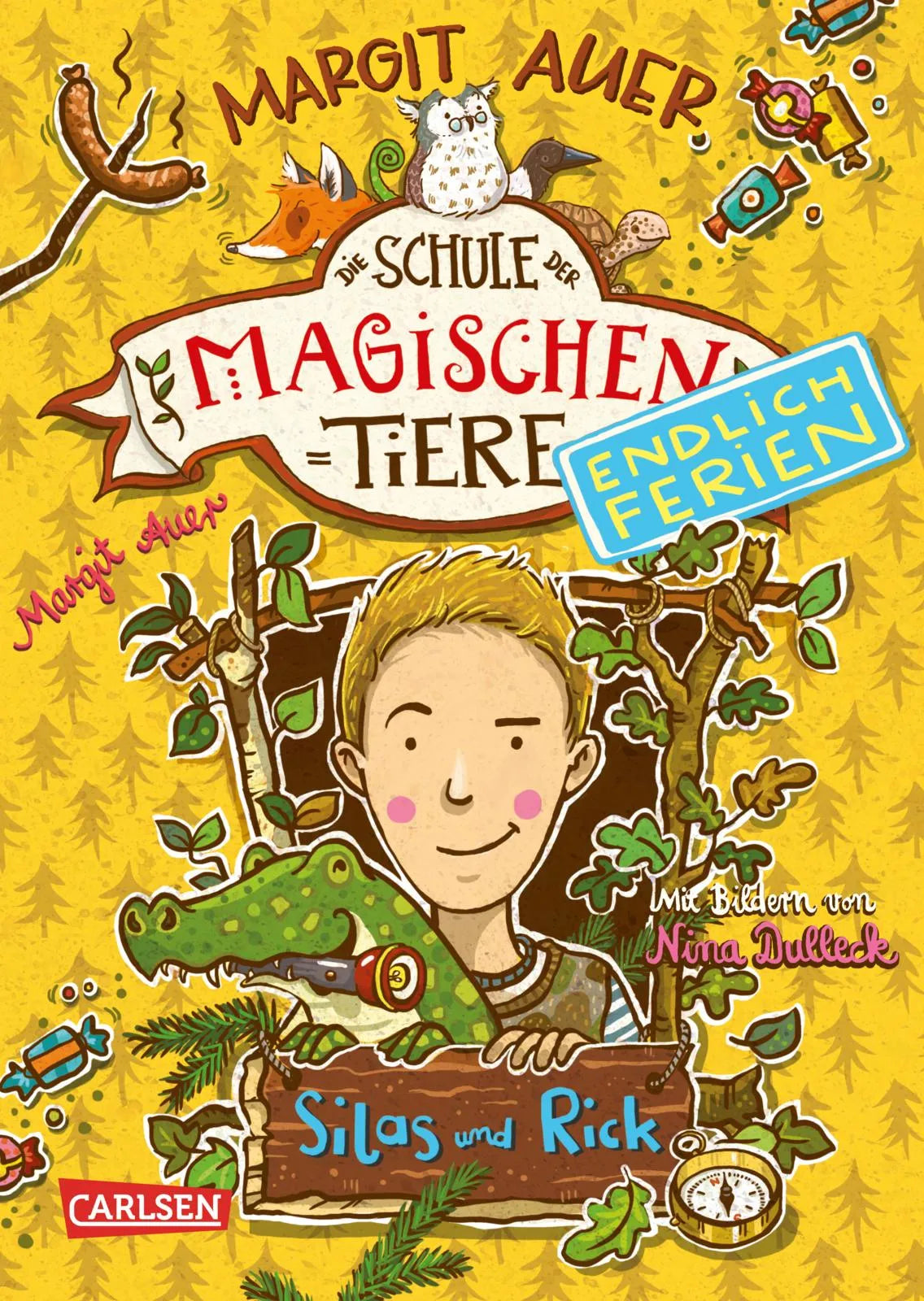 Buchcover von 'Die Schule der magischen Tiere. Endlich Ferien 2: Silas und Rick' - Gebundene Ausgabe von Margit Auer