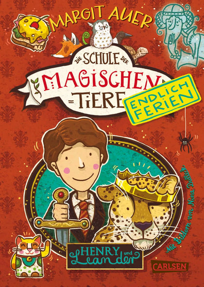 Cover: Die Schule der magischen Tiere. Endlich Ferien 3: Henry und Leander (Hardcover) von Margit Auer