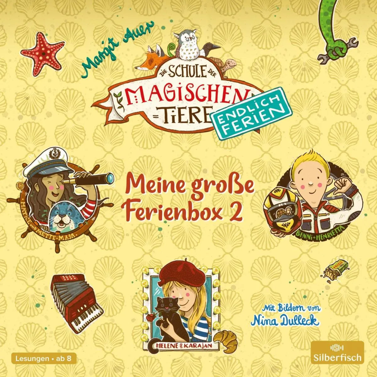 Cover: Die Schule der magischen Tiere - Endlich Ferien: Meine große Ferienbox 2 (Hörbuch Download) von Margit Auer