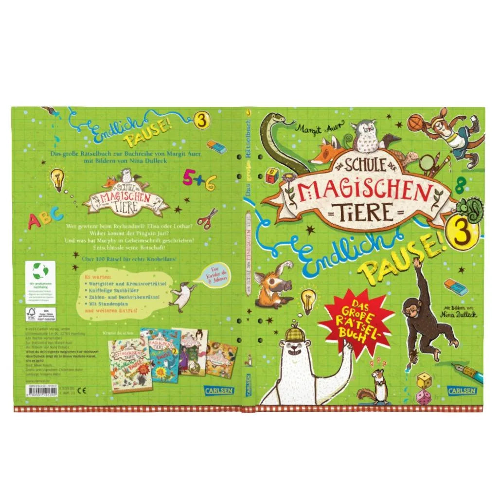Nikki Busch - Die Schule der magischen Tiere: Endlich Pause! Das große Rätselbuch Band 3