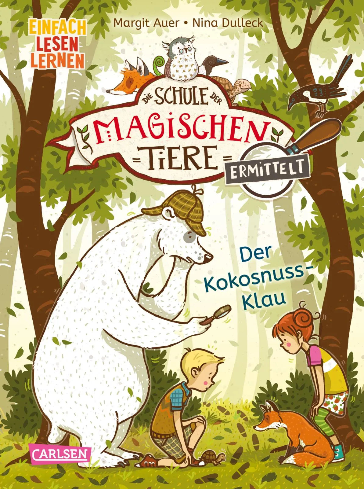 Buchcover von 'Die Schule der magischen Tiere ermittelt 3: Der Kokosnuss-Klau' - Gebundene Ausgabe von Margit Auer