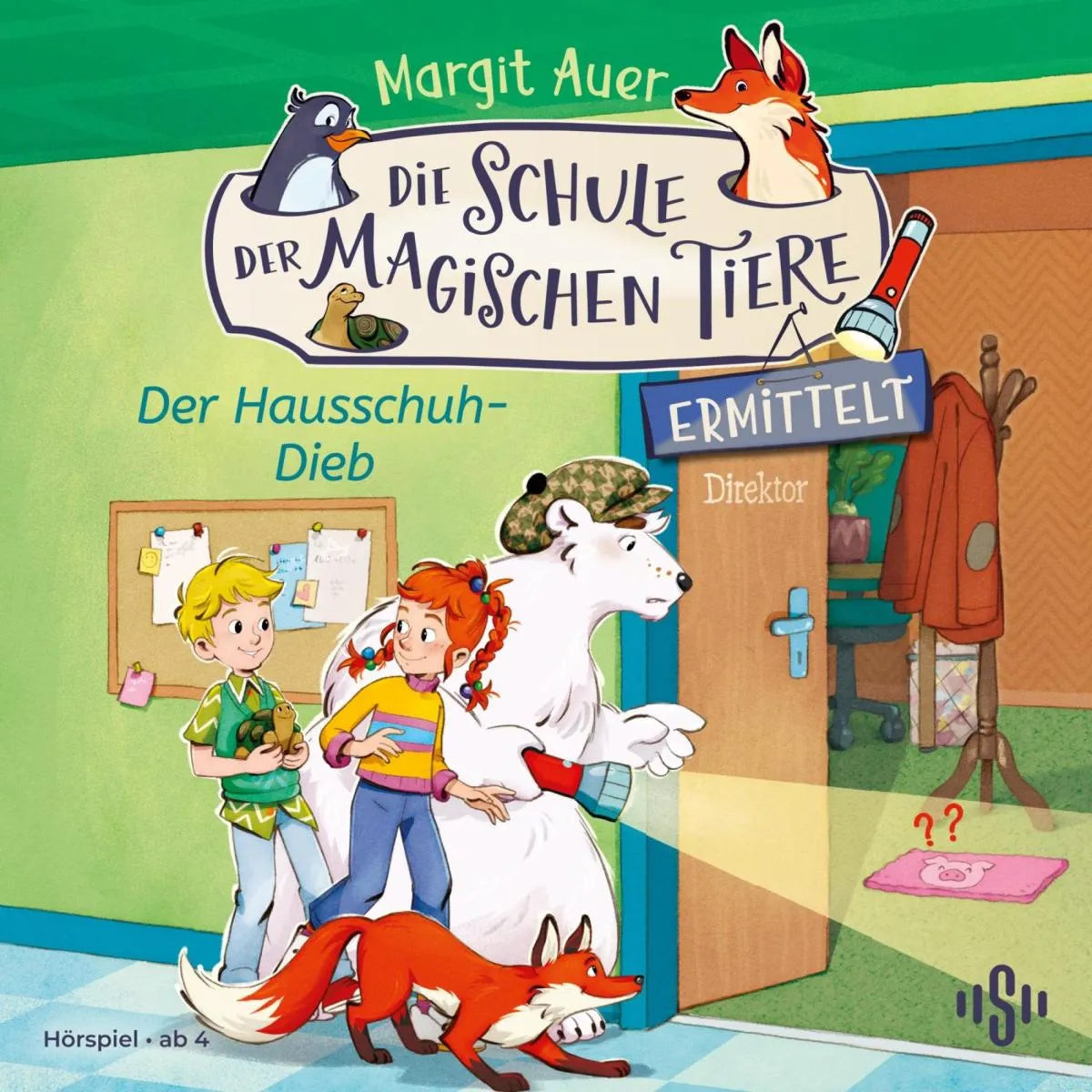 Cover: Die Schule der magischen Tiere ermittelt Neuausgabe 2: Der Hausschuh-Dieb (Hörbuch Download) von Margit Auer