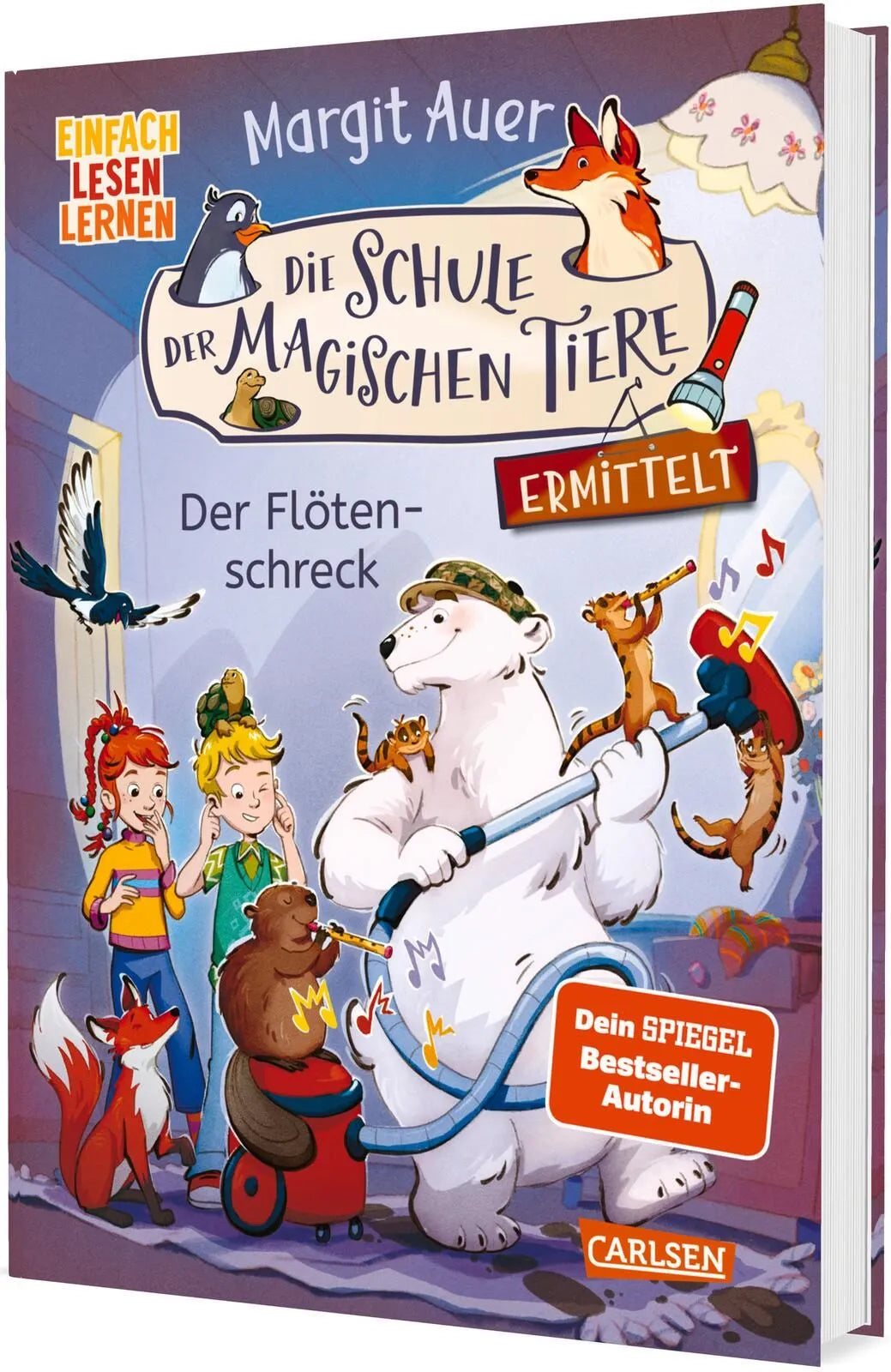 Cover: Die Schule der magischen Tiere ermittelt Neuausgabe 4: Der Flötenschreck (Hardcover) von Margit Auer