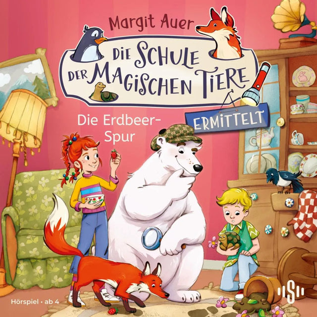 Cover: Die Schule der magischen Tiere ermittelt Neuausgabe 8: Die Erdbeer-Spur (Hörbuch Download) von Margit Auer