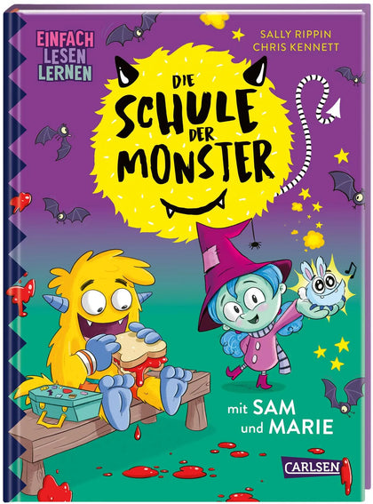 Buchcover von 'Die Schule der Monster mit Sam und Marie' - Gebundene Ausgabe von Sally Rippin