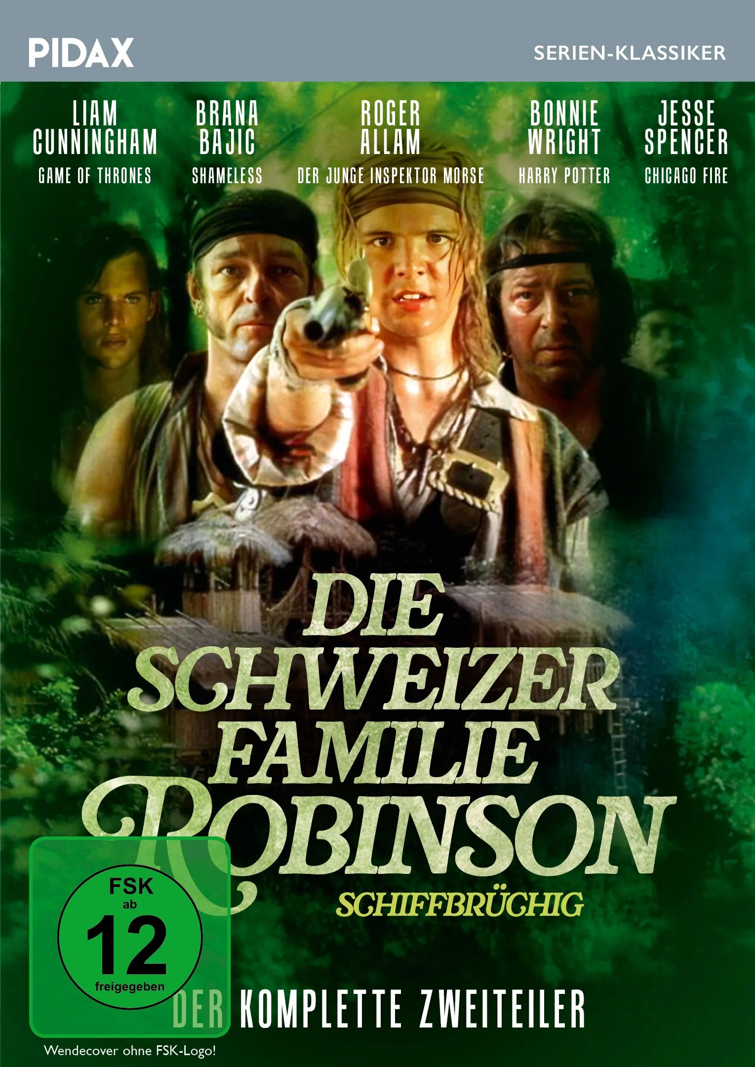 DVD-Cover: Die Schweizer Familie Robinson - Schiffbrüchig. Regie: Charles Beeson