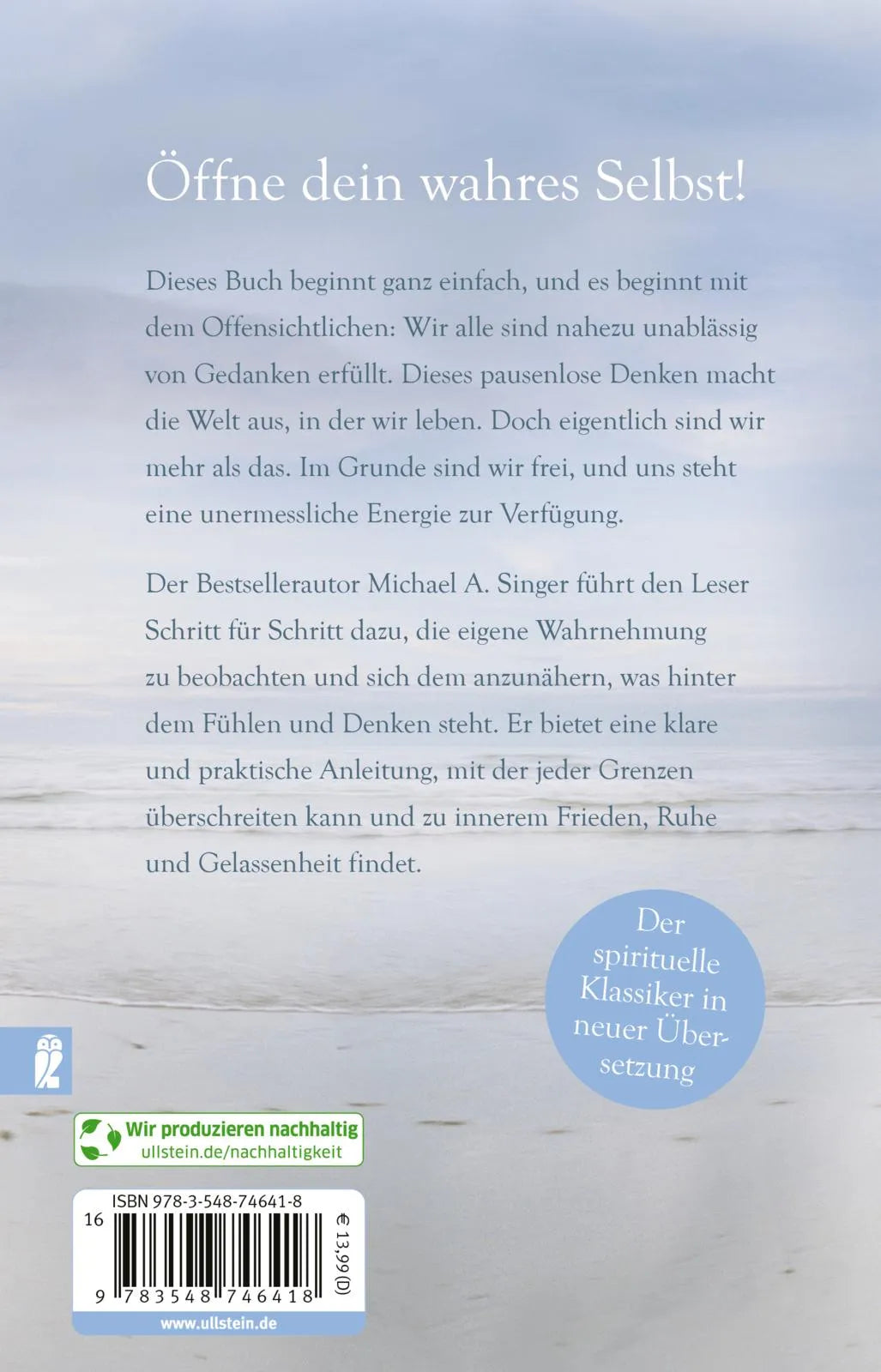 Rückseite: Die Seele will frei sein (Taschenbuch)