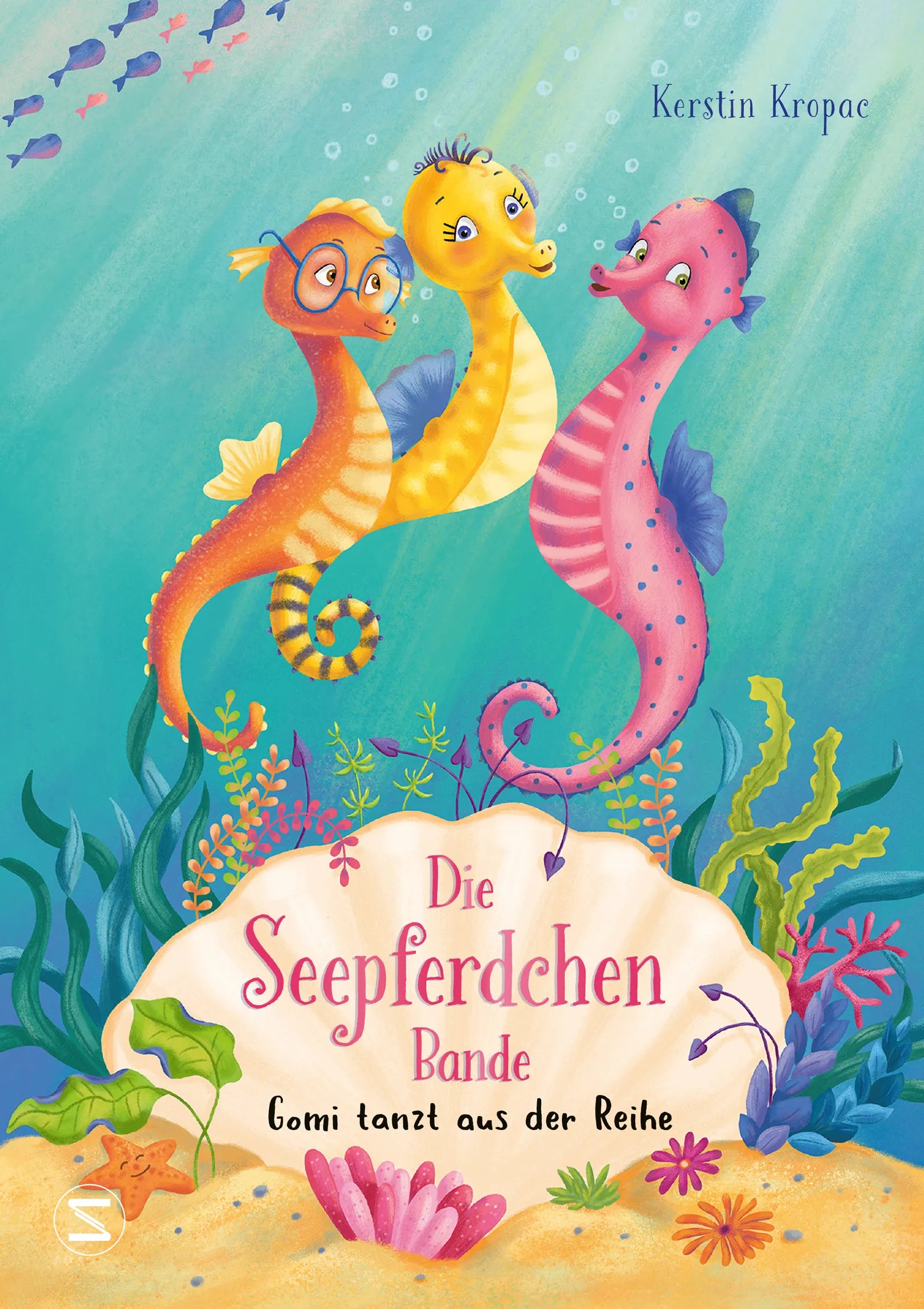 Buchcover von 'Die Seepferdchen-Bande. Gomi tanzt aus der Reihe' - Gebundene Ausgabe von Kerstin Kropac