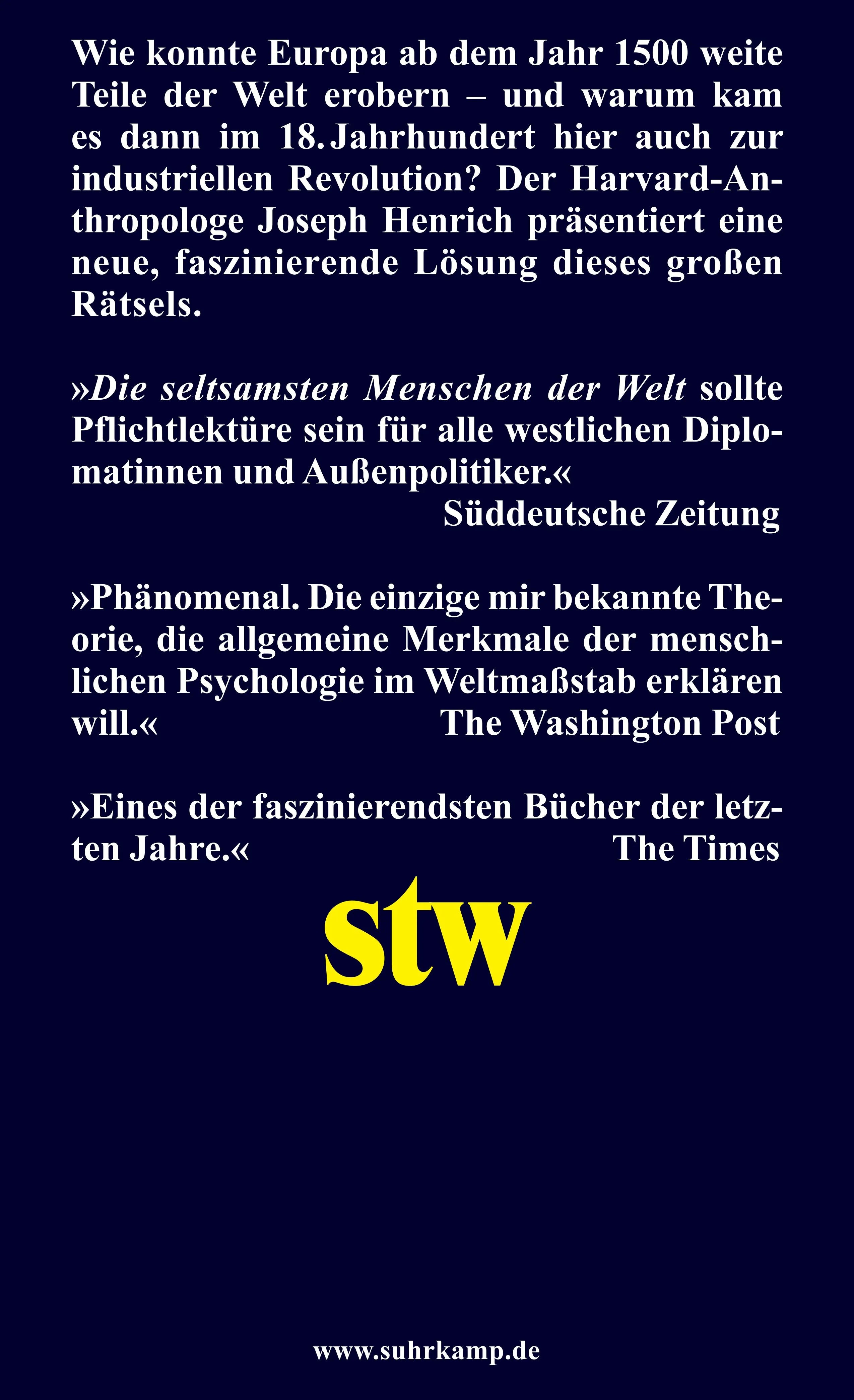 Buchrückseite von 'Die seltsamsten Menschen der Welt' mit Klappentext - Taschenbuch