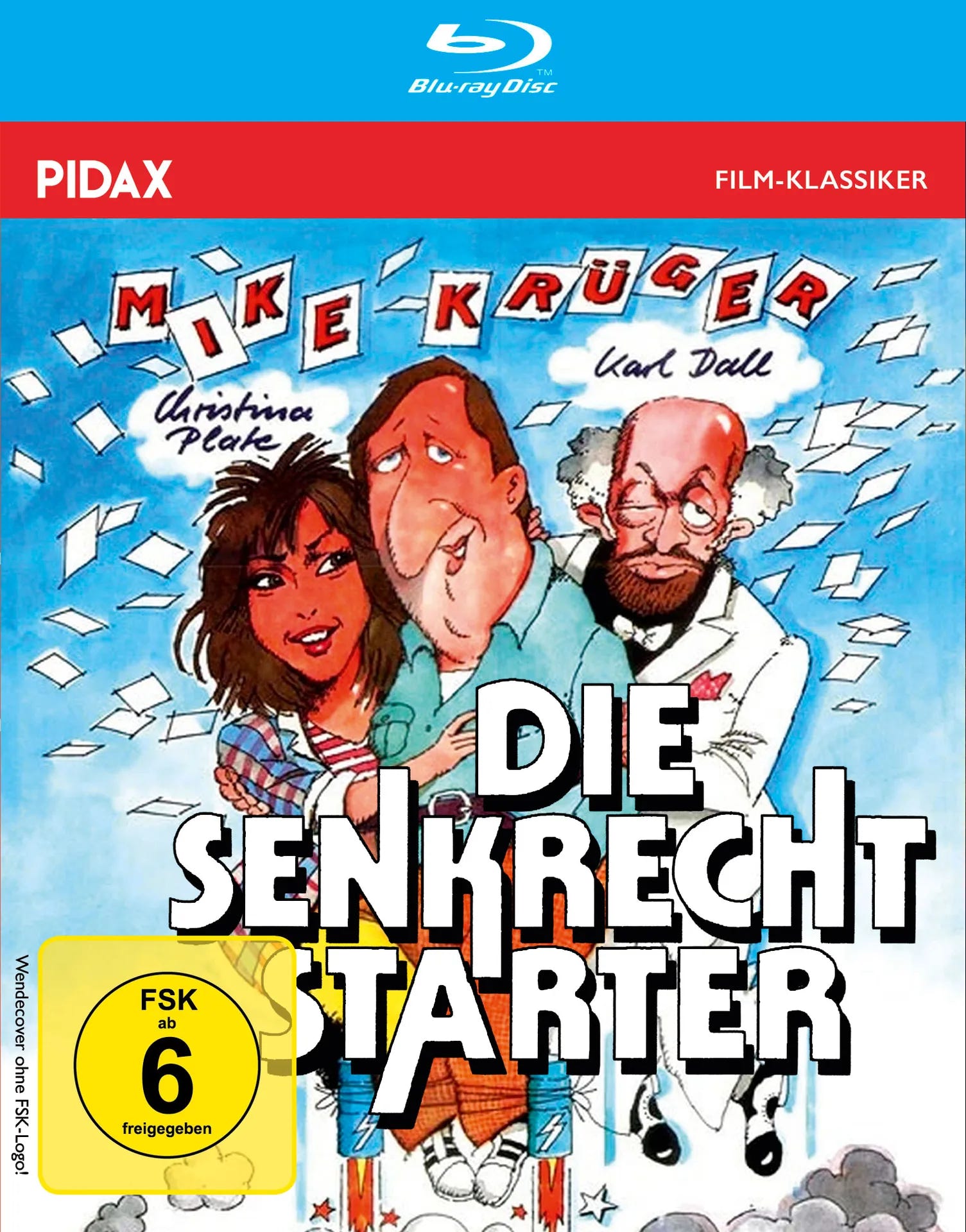 Blu-ray-Cover: Die Senkrechtstarter. Regie: Christian Rateuke