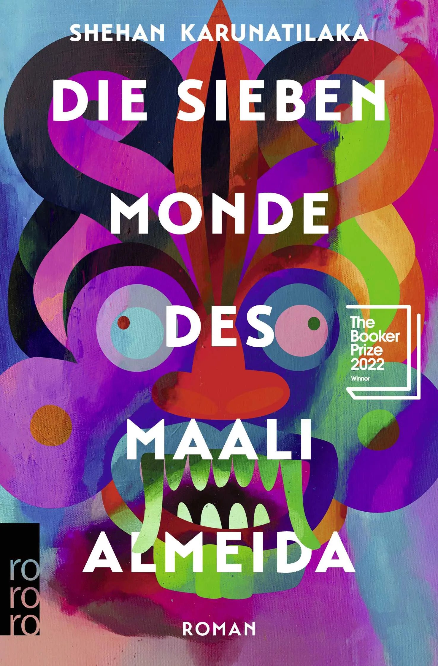 Buchcover von 'Die sieben Monde des Maali Almeida' - Taschenbuch von Shehan Karunatilaka
