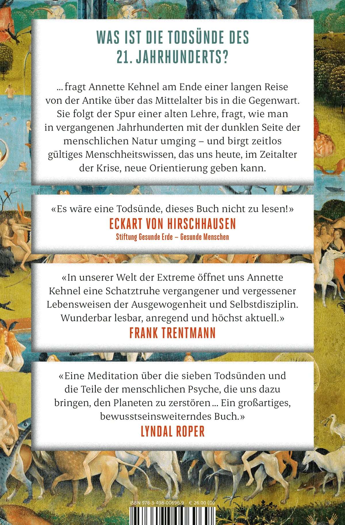 Rückseite: Die sieben Todsünden (Hardcover)