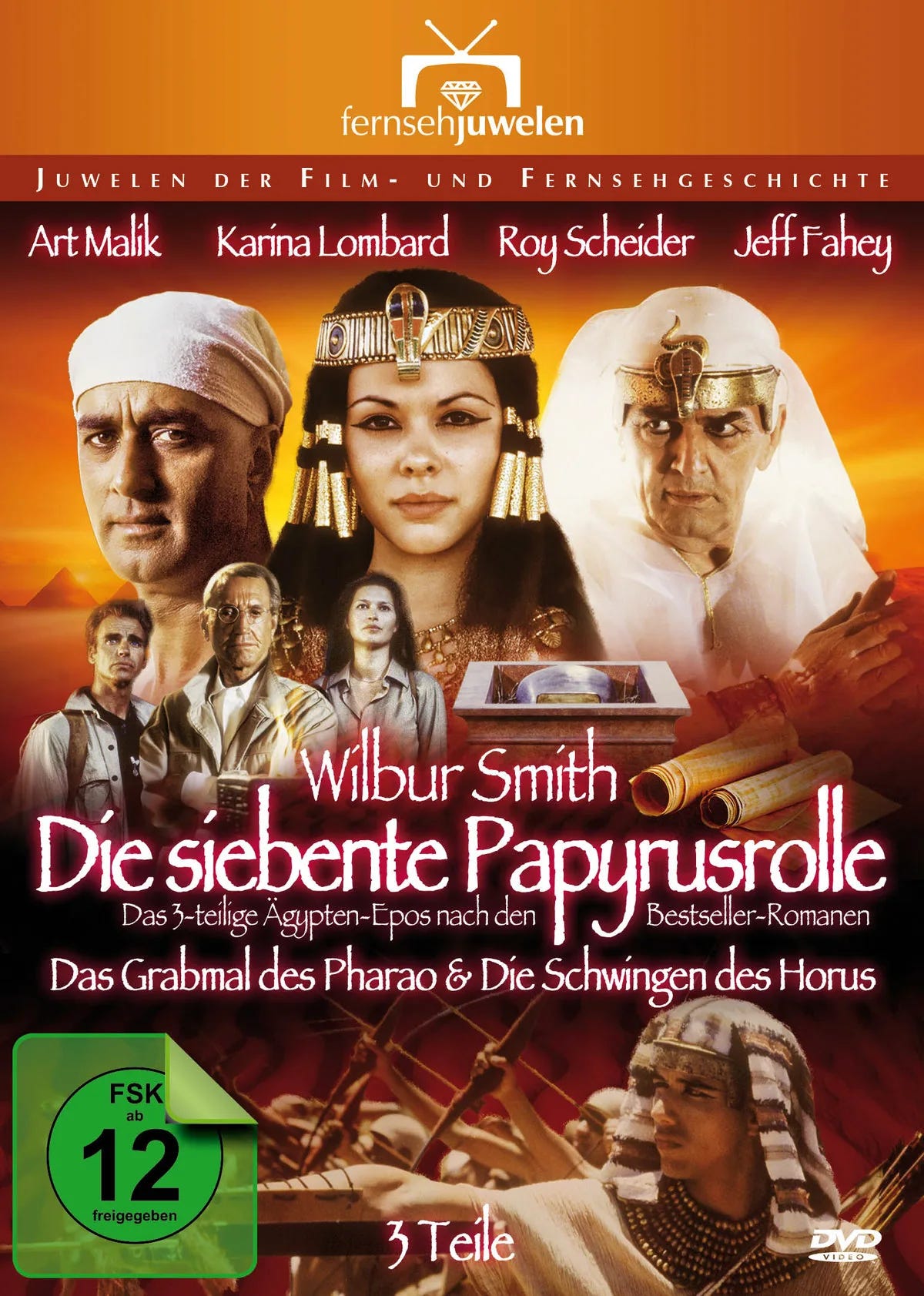 Die siebente Papyrusrolle Teil 1-3  [2 DVDs] - DVD