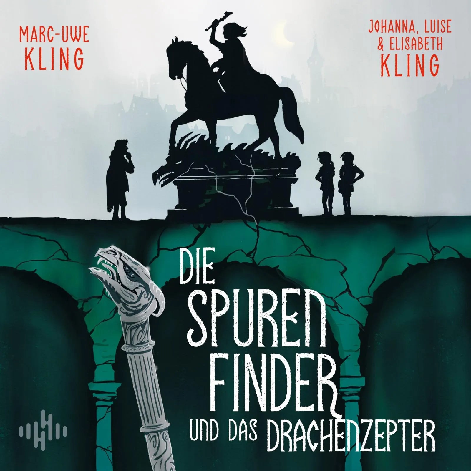 Buchcover von 'Die Spurenfinder und das Drachenzepter' - Hörbuch (CD) von Marc-Uwe Kling