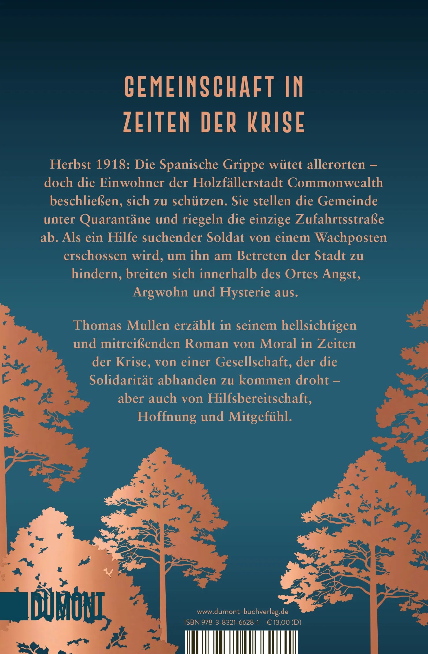 BuchrÃ¼ckseite von 'Die Stadt am Ende der Welt' mit Klappentext - Taschenbuch