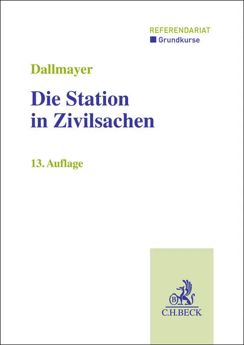 Buchcover von 'Die Station in Zivilsachen' - Taschenbuch von Tobias Dallmayer