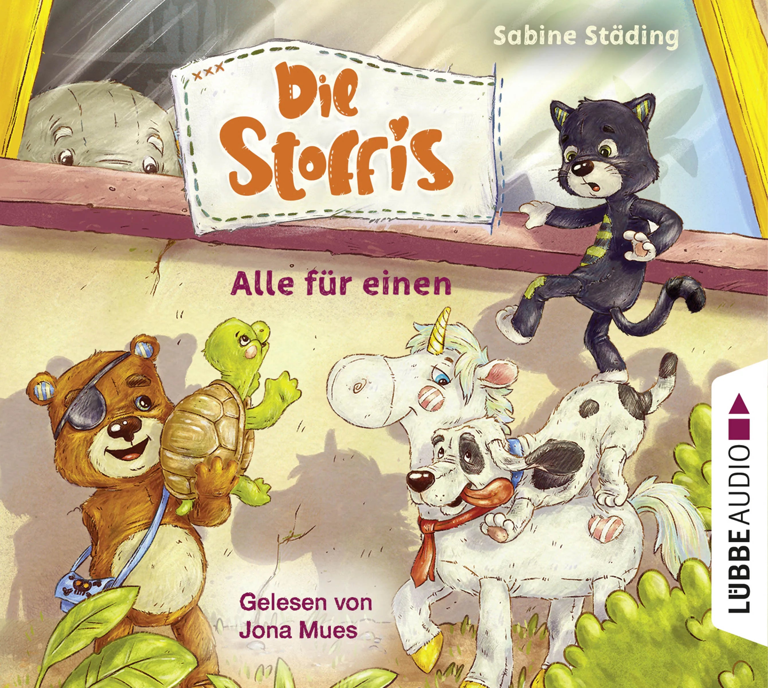 Buchcover von 'Die Stoffis - Alle für einen' - Hörbuch (CD) von Sabine Städing