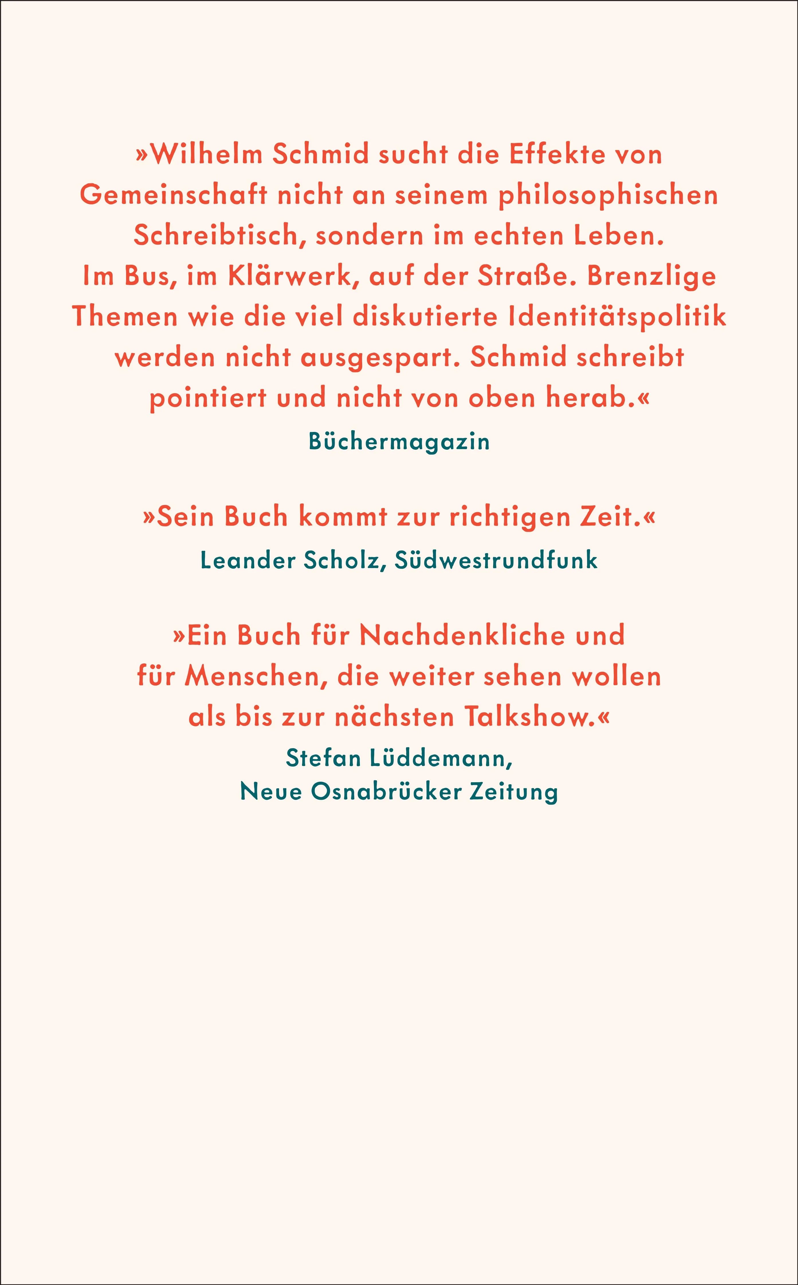 Rückseite: Die Suche nach Zusammenhalt (Taschenbuch)