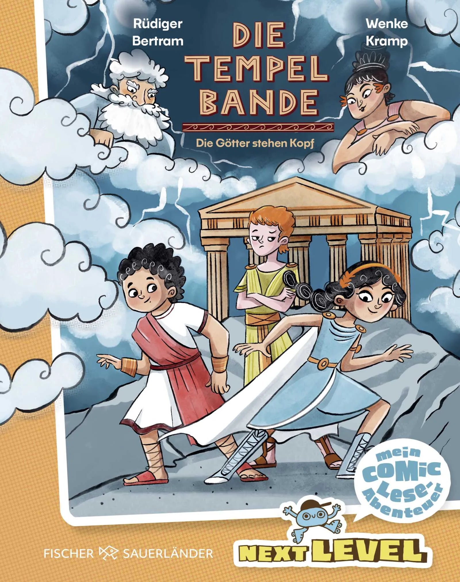 Cover: Die Tempelbande: Die Götter stehen Kopf (Hardcover) von Rüdiger Bertram