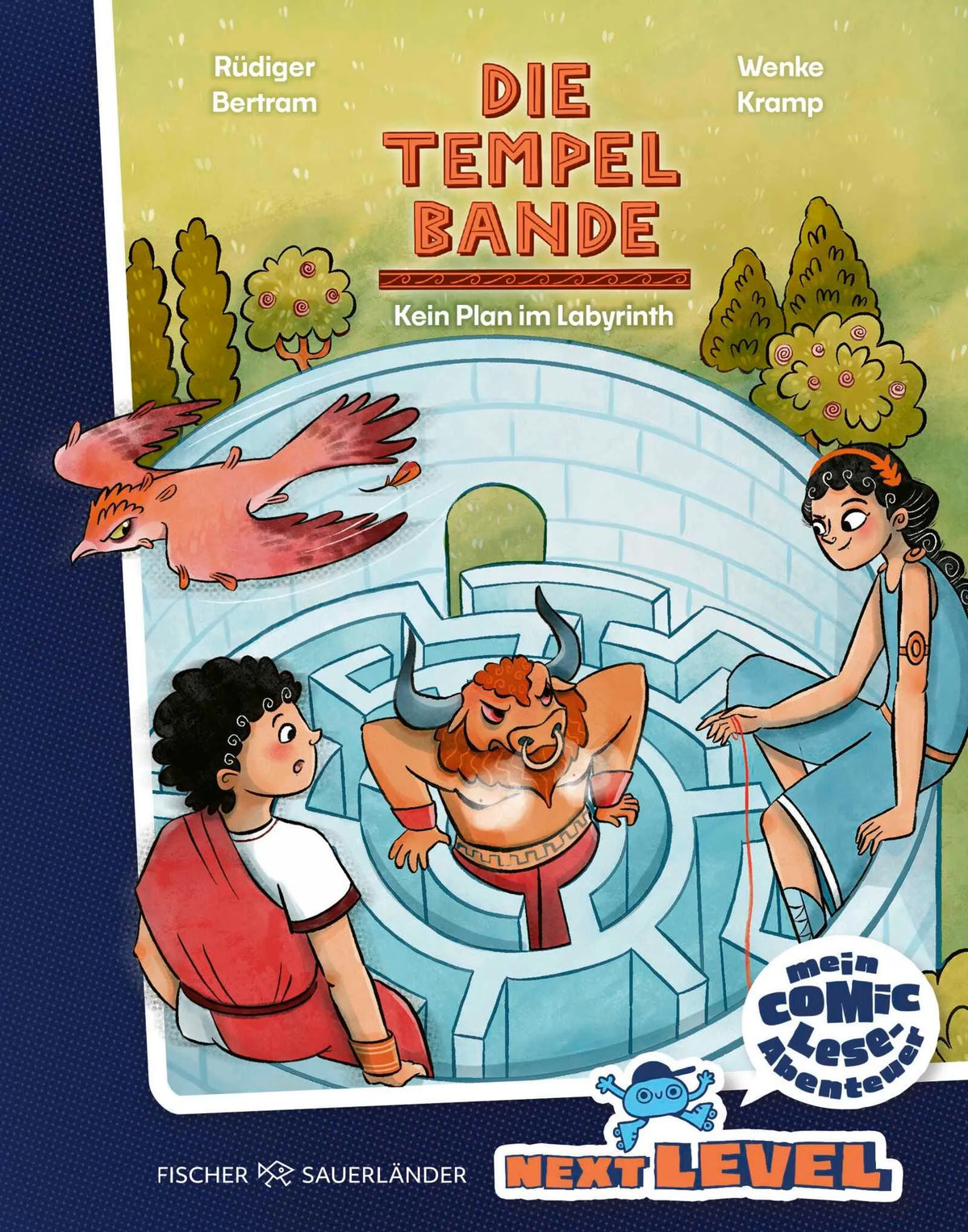 Cover: Die Tempelbande: Kein Plan im Labyrinth (Hardcover) von Rüdiger Bertram