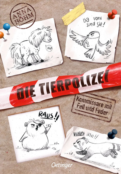 Buchcover von 'Die Tierpolizei 1. Kommissare mit Fell und Feder' - Gebundene Ausgabe von Anna Böhm