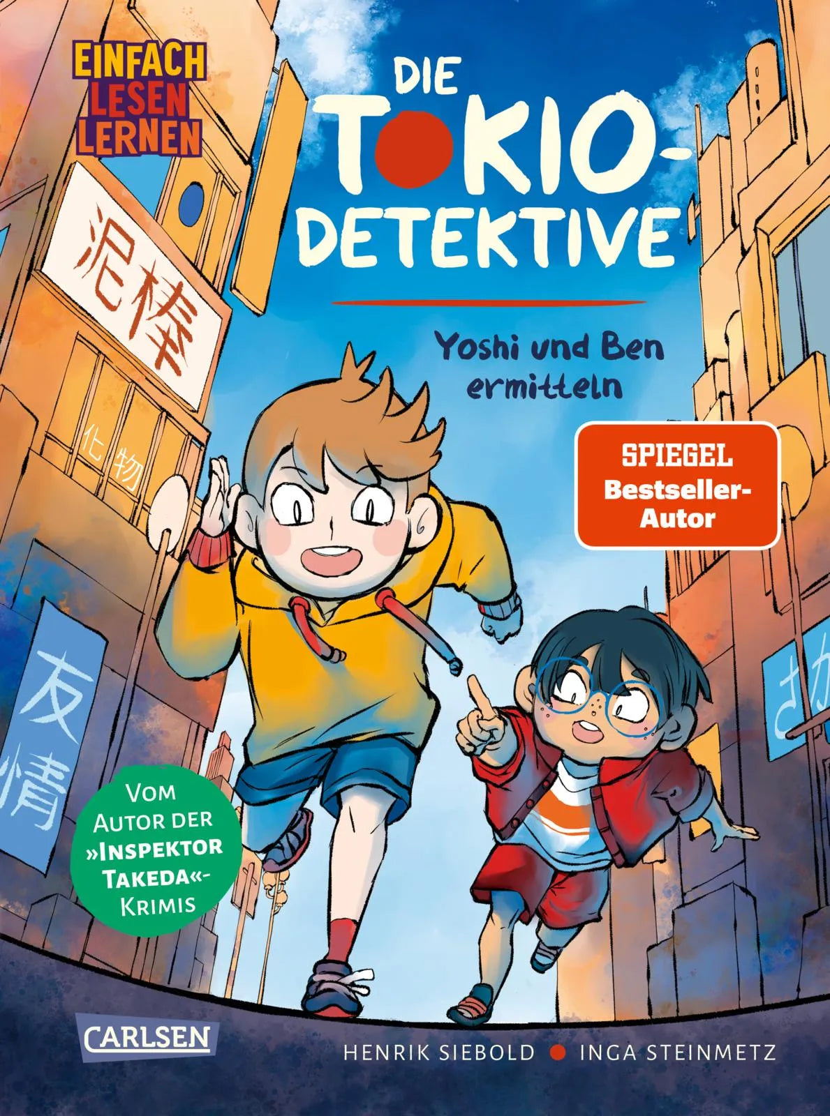 Buchcover von 'Die Tokio-Detektive: Yoshi und Ben ermitteln' - Gebundene Ausgabe von Henrik Siebold