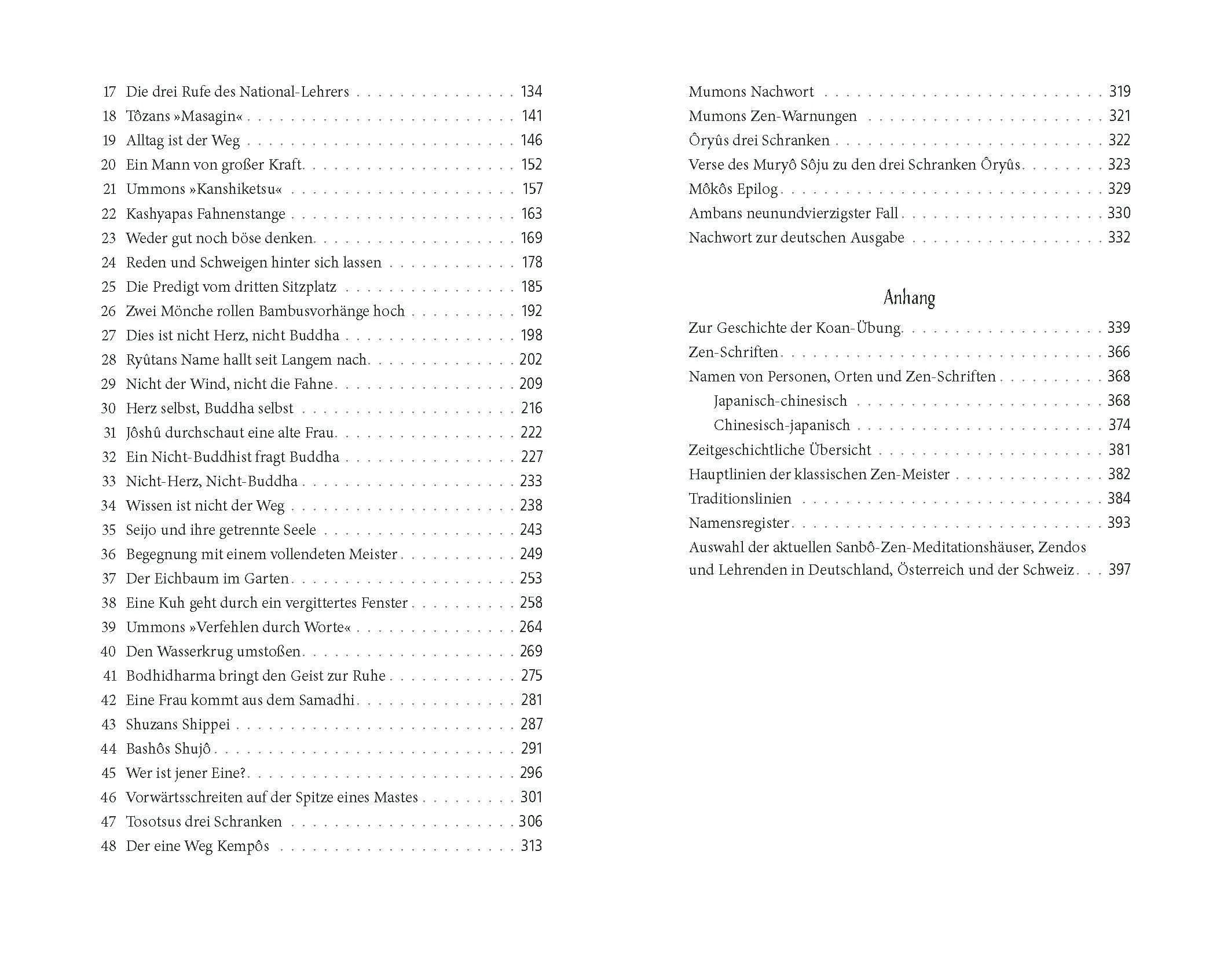 Detailansicht: Die torlose Schranke – Mumonkan - Überarbeitete Neuausgabe (Paperback)