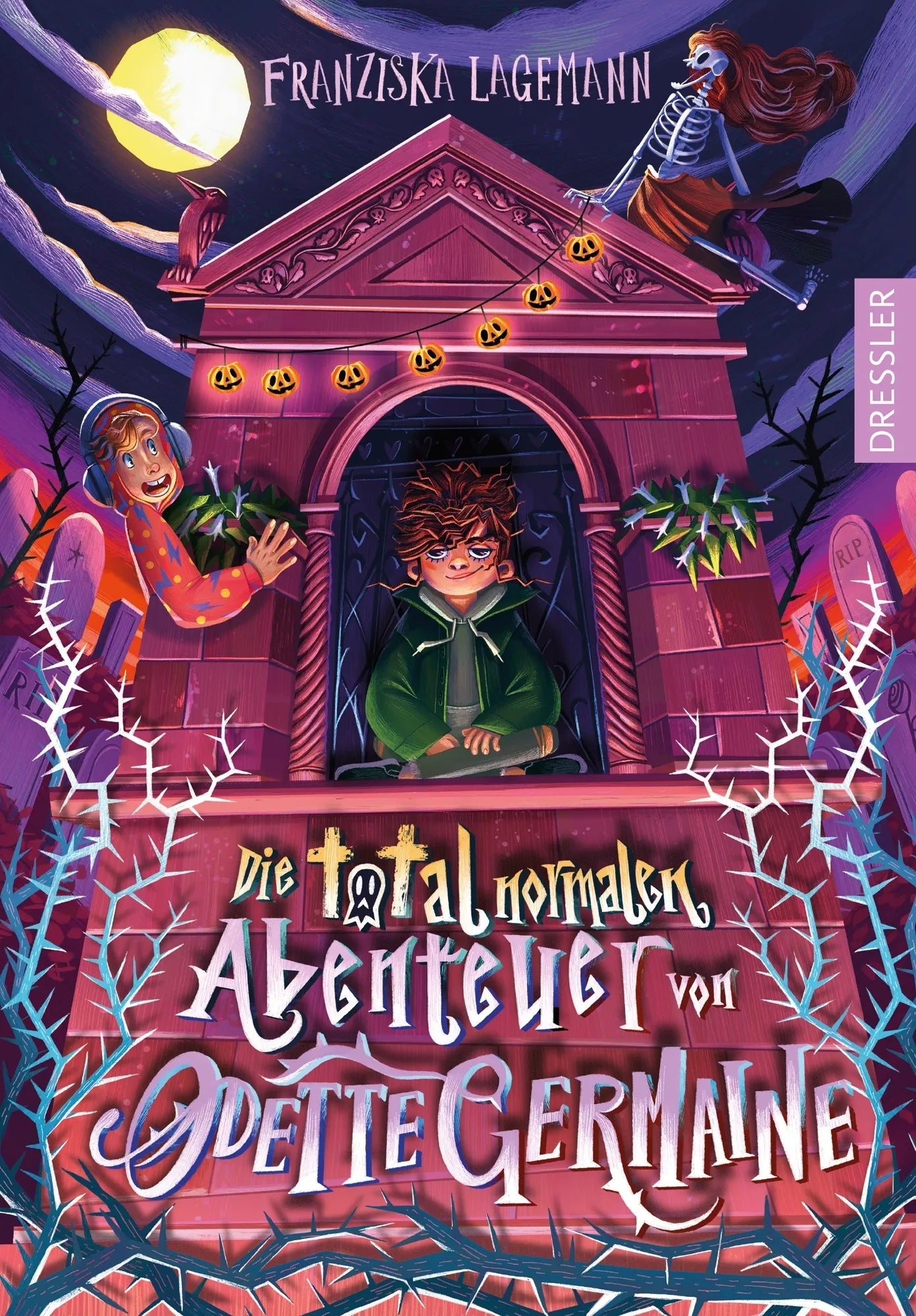 Buchcover von 'Die total normalen Abenteuer von Odette Germaine' - Gebundene Ausgabe von Franziska Lagemann